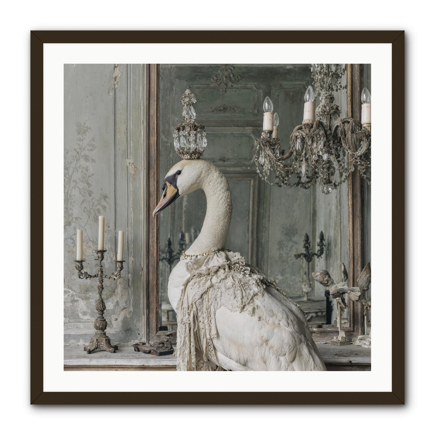 The Silver Country -- Framed Print - Black 30x30