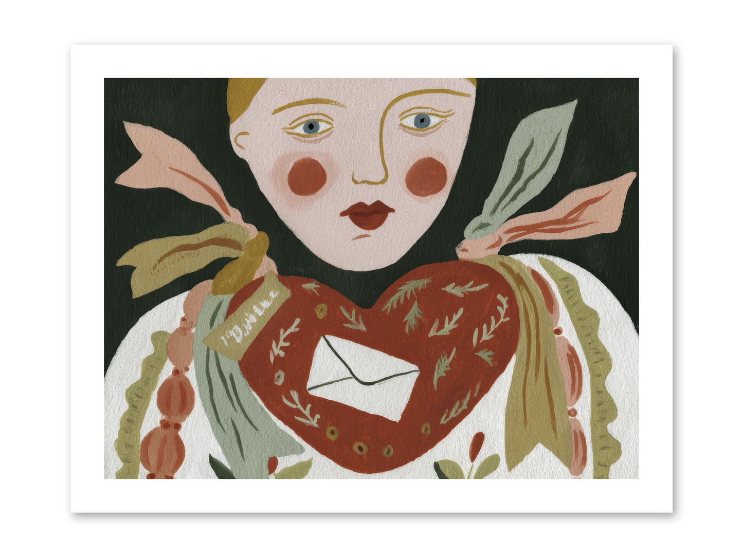 The Sketchbook Of Hearts -- Paper Print 16x12