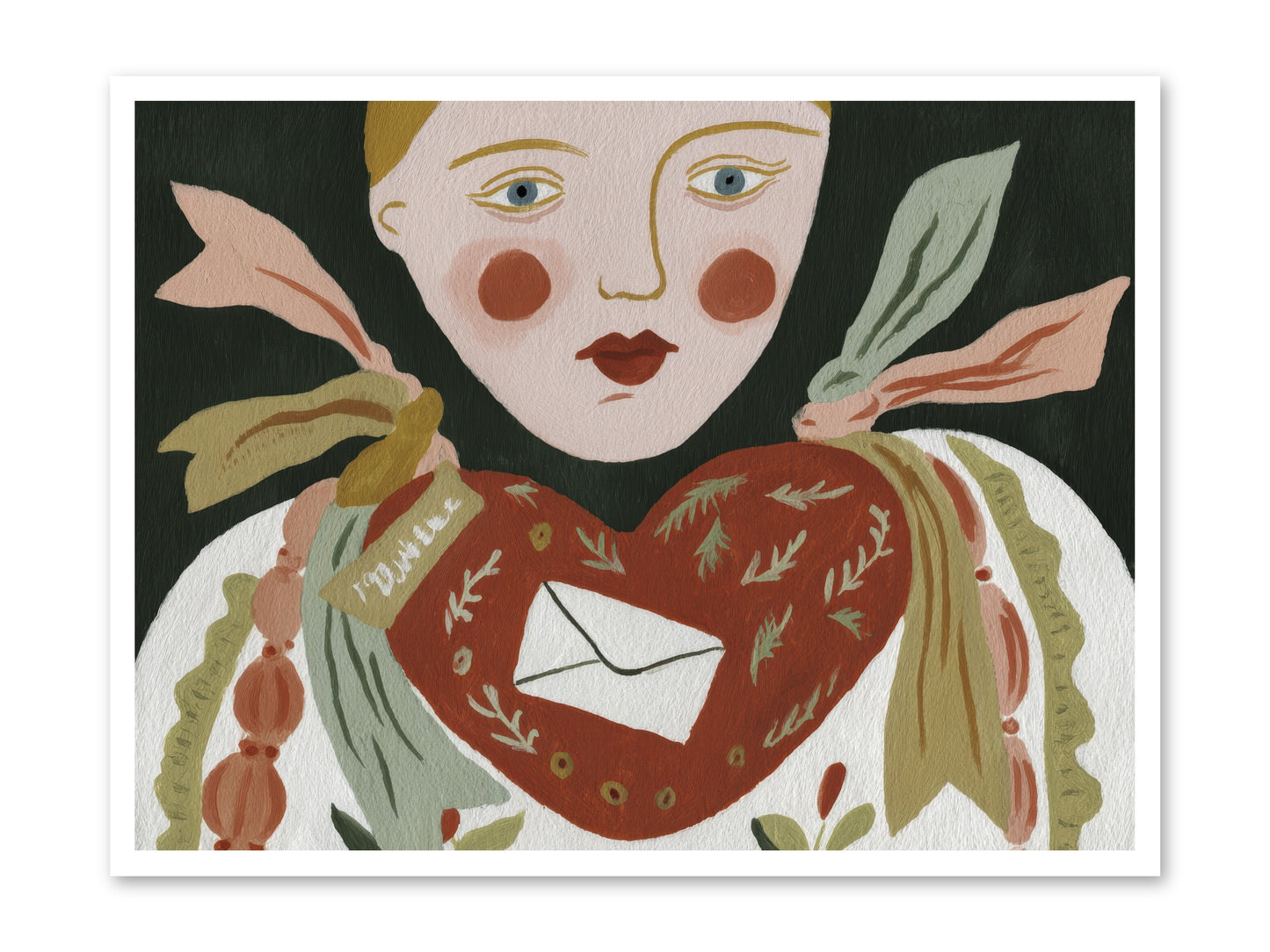 The Sketchbook Of Hearts -- Paper Print 40x30