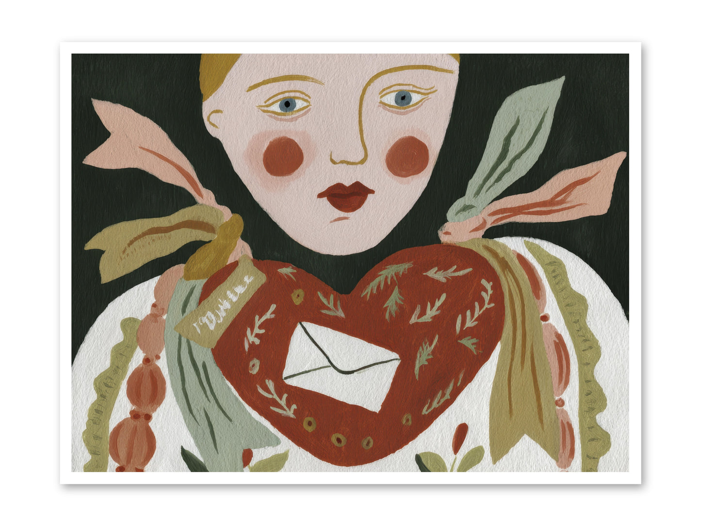 The Sketchbook Of Hearts -- Paper Print 48x36