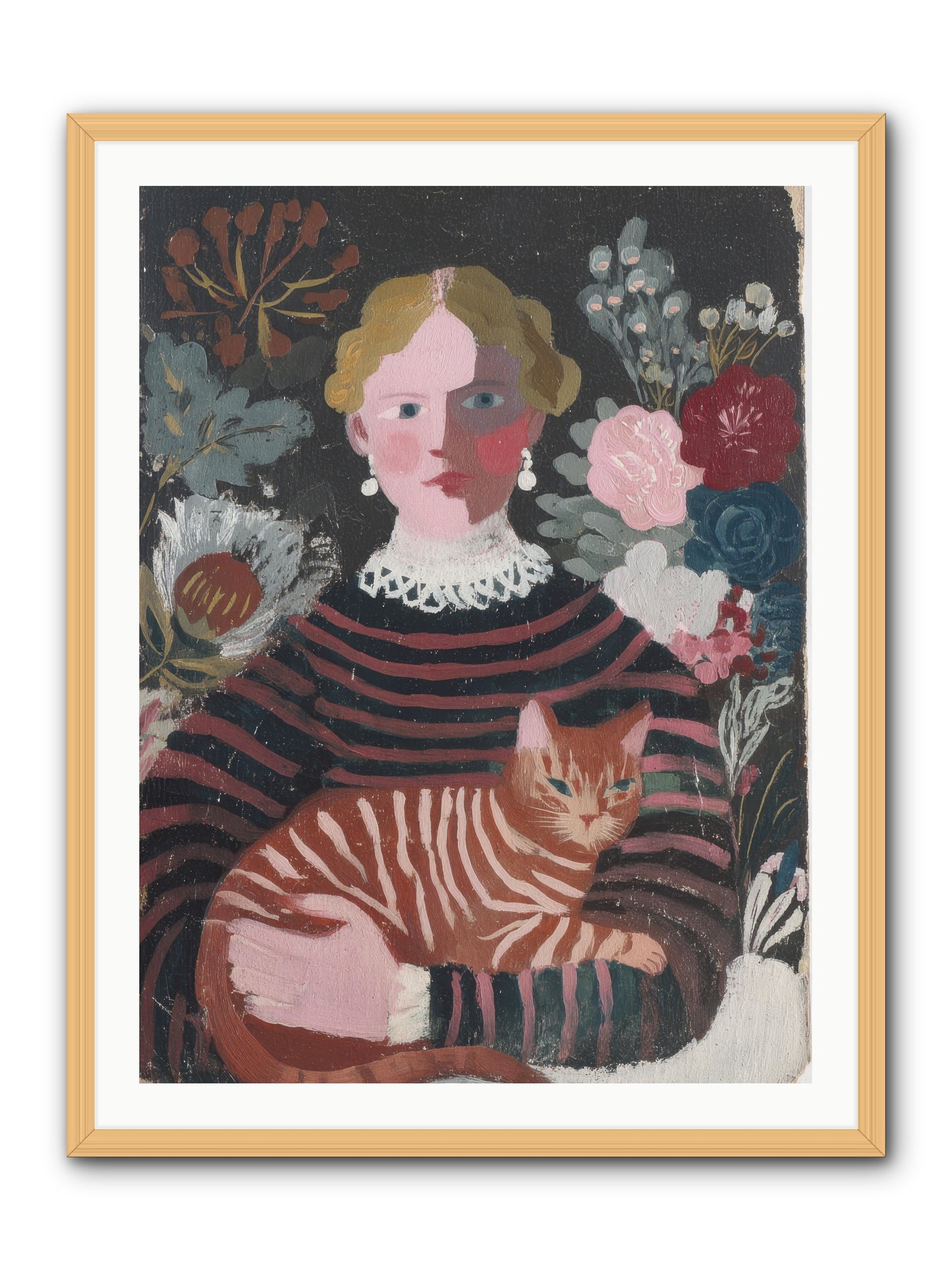 The Sketchbook Syndicate -- Framed Print - Natural 30x40