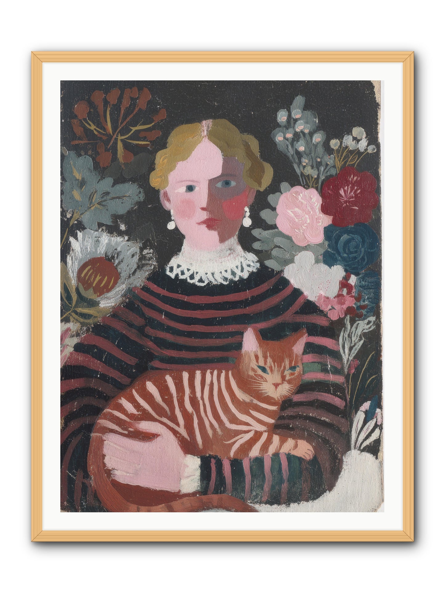 The Sketchbook Syndicate -- Framed Print - Natural 36x48