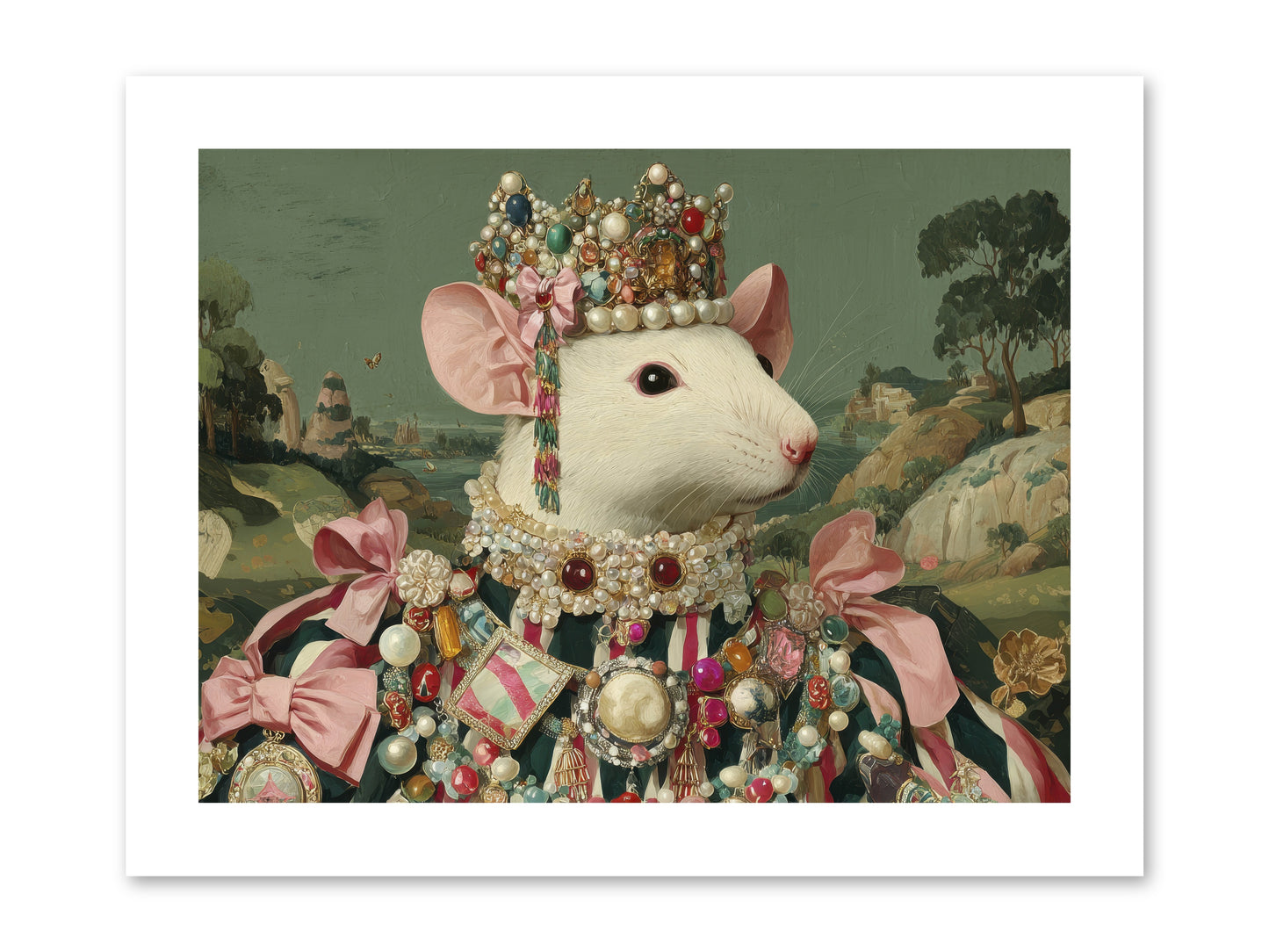 The Smitten Society -- Paper Print 12x9