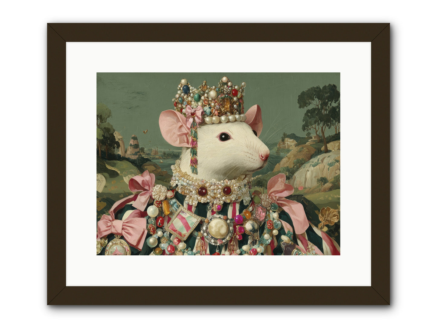 The Smitten Society -- Framed Print - Black 16x12