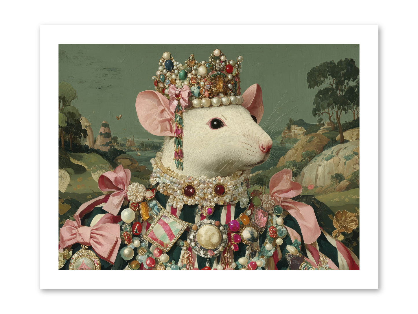 The Smitten Society -- Loose Canvas Print 16x12