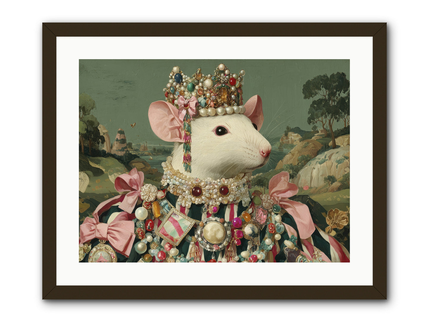 The Smitten Society -- Framed Print - Black 24x18