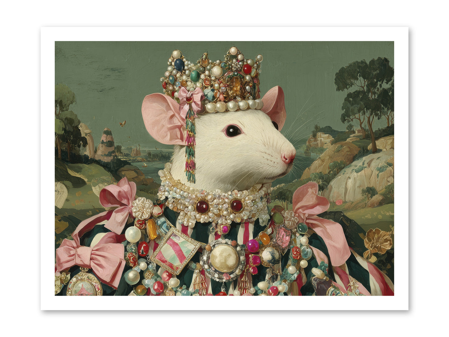 The Smitten Society -- Loose Canvas Print 24x18
