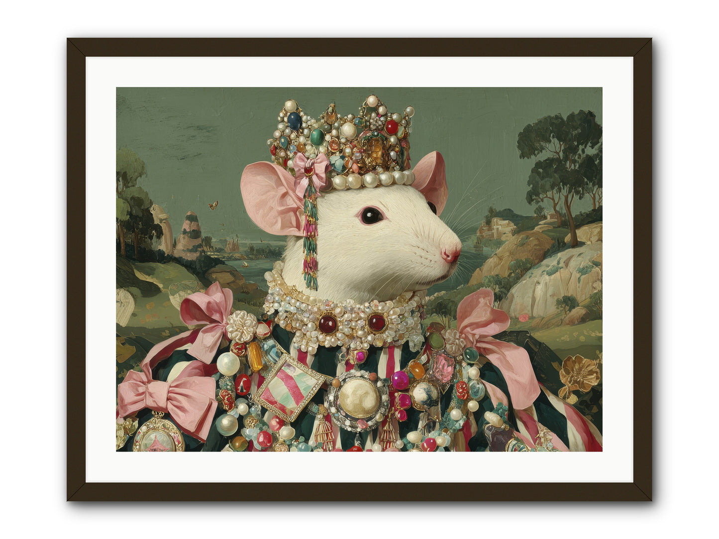 The Smitten Society -- Framed Print - Black 32x24