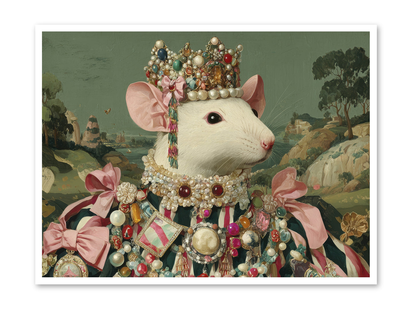 The Smitten Society -- Loose Canvas Print 48x36