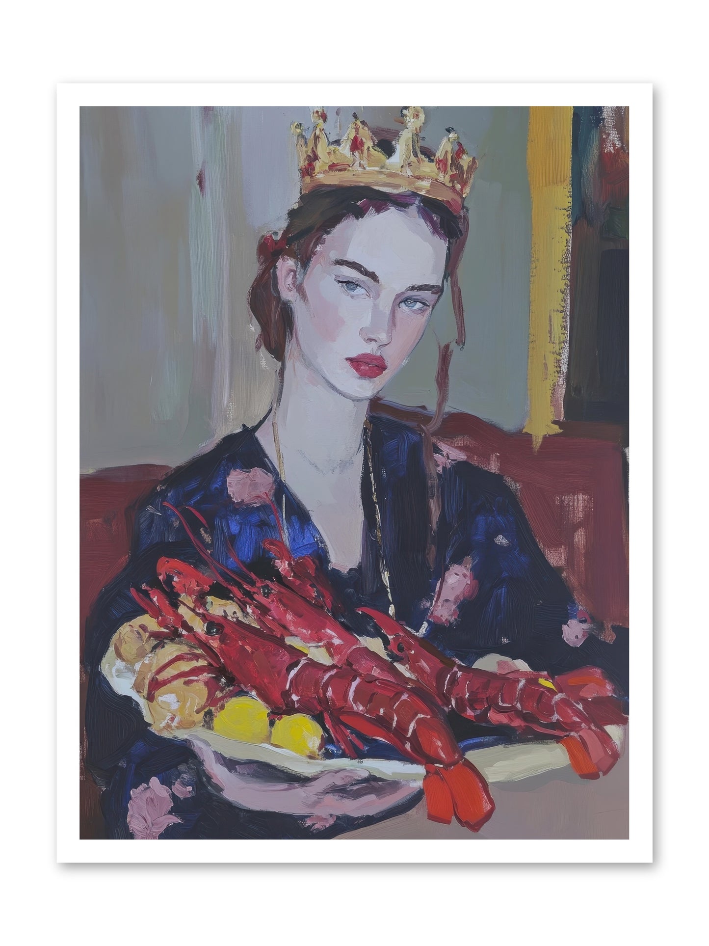 The Sovereign Supper -- Loose Canvas Print 24x32