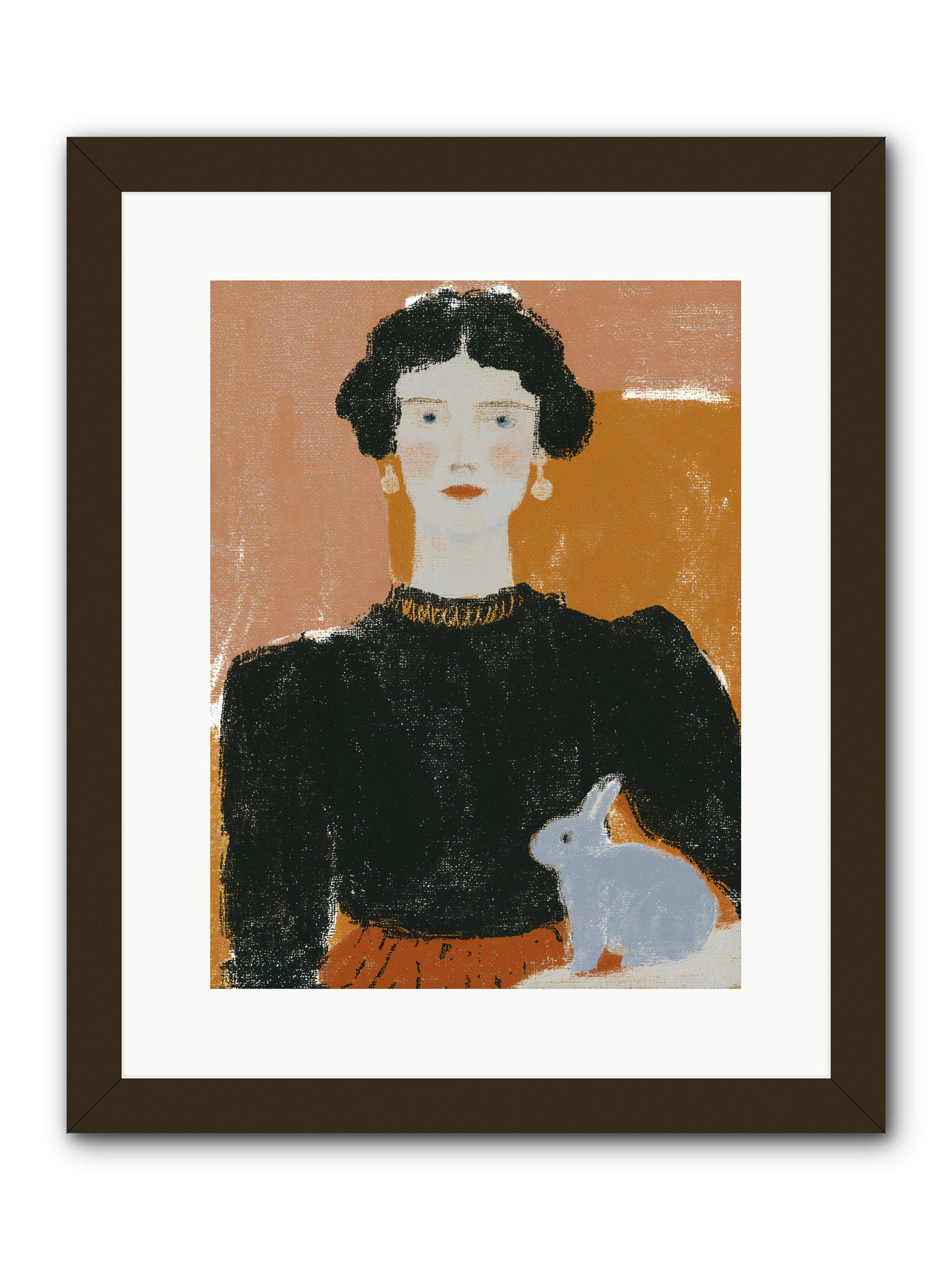 The Space Oft Glows -- Framed Print - Black 12x16