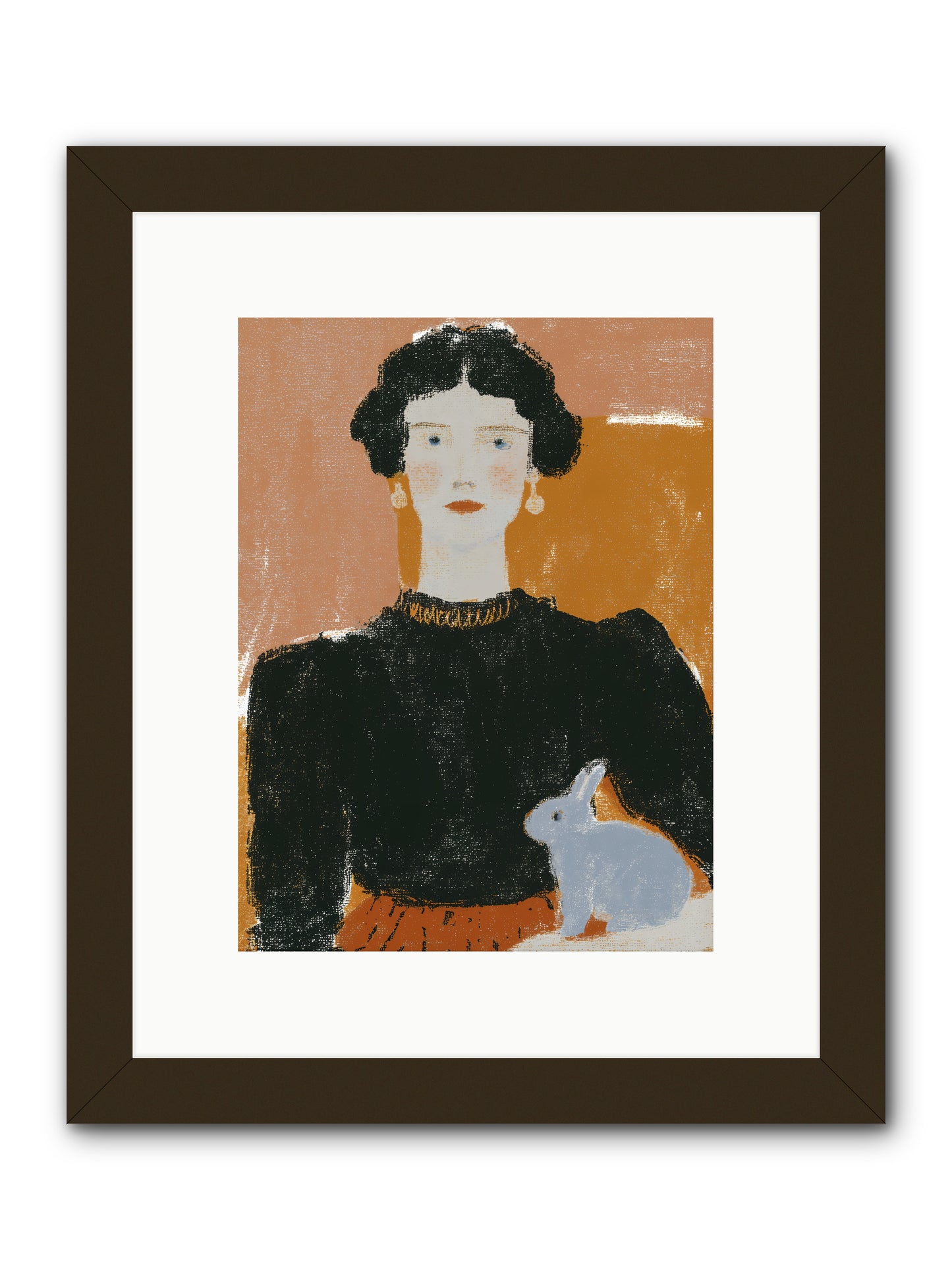 The Space Oft Glows -- Framed Print - Black 9x12