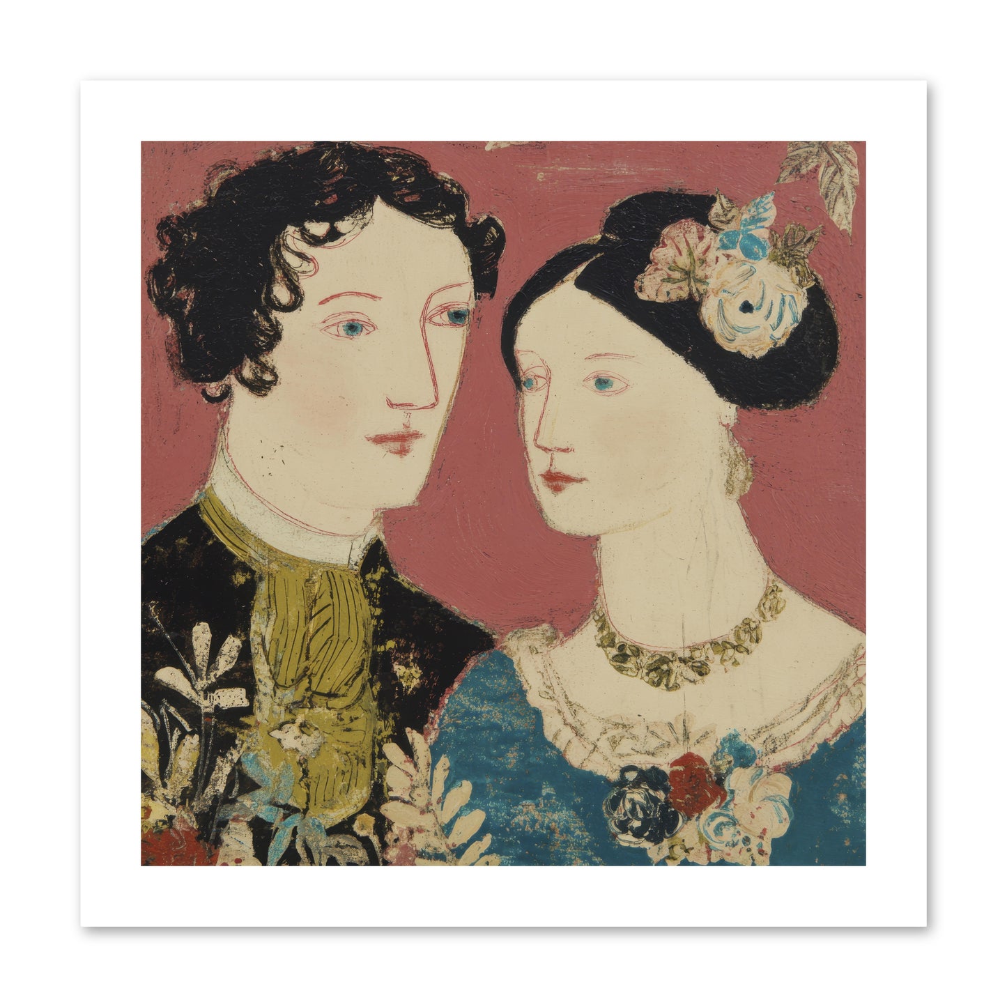 The Space We Share -- Loose Canvas Print 12x12