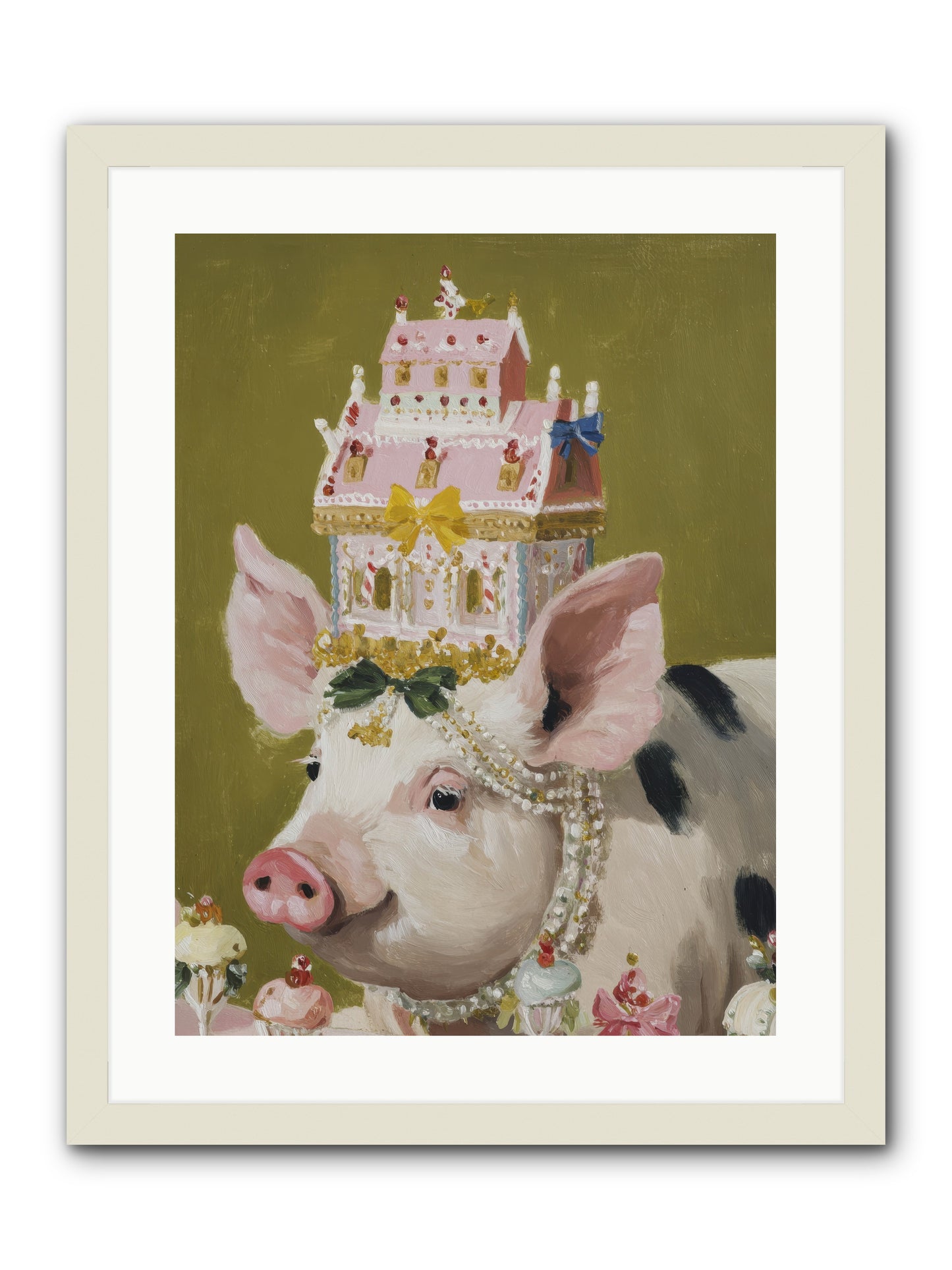 The Spellbinding Occasion -- Framed Print - White 18x24