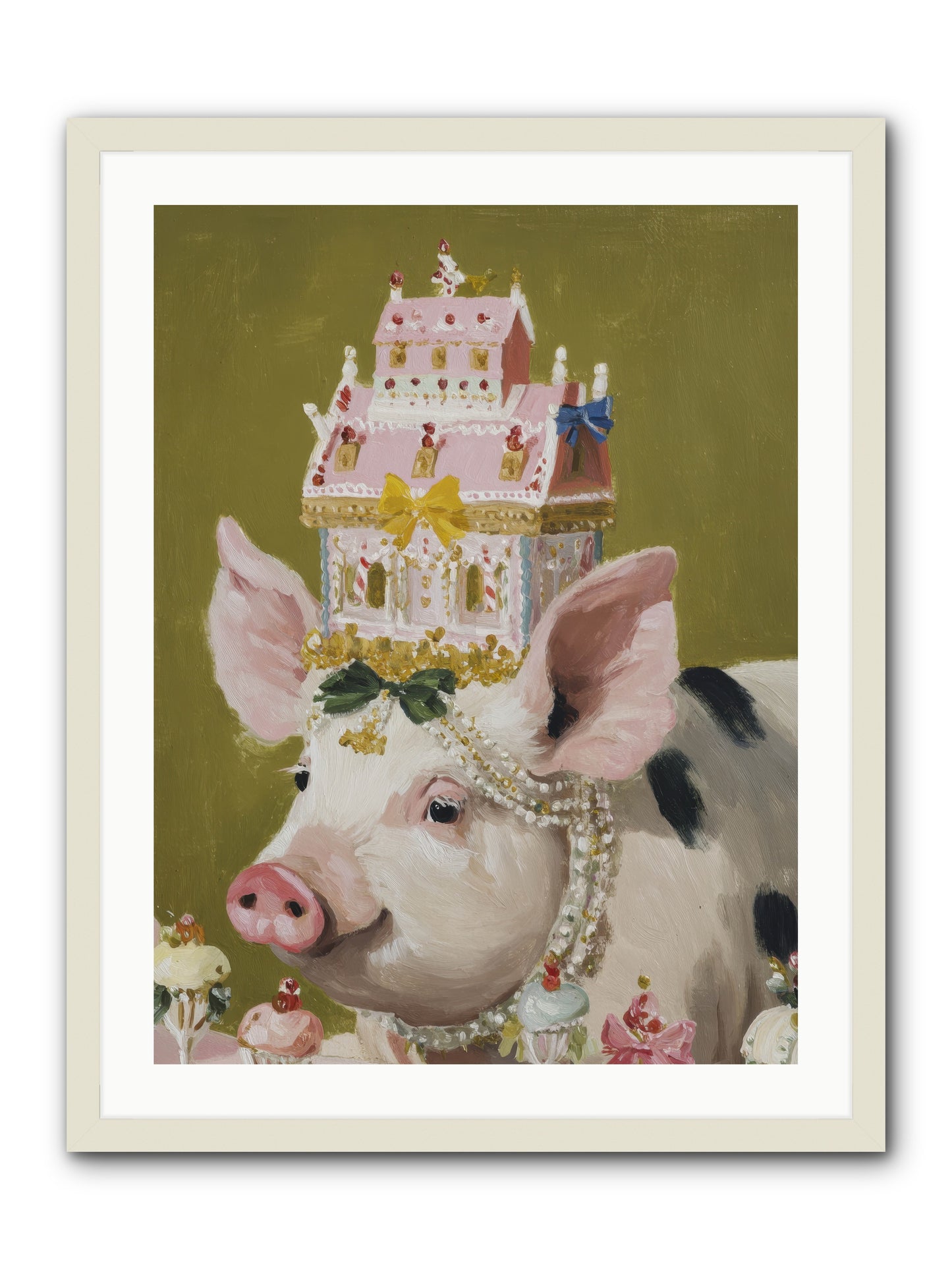 The Spellbinding Occasion -- Framed Print - White 24x32