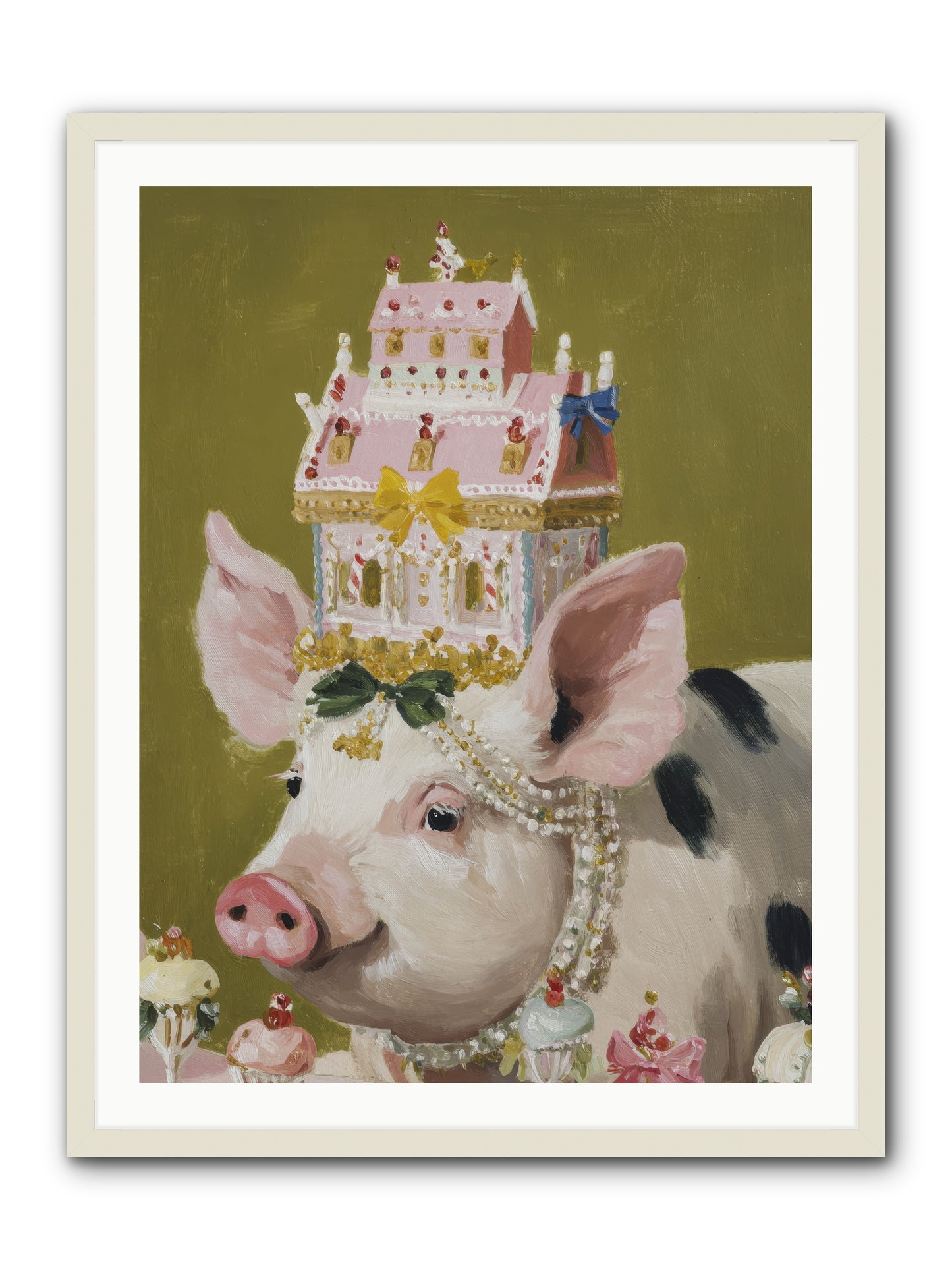 The Spellbinding Occasion -- Framed Print - White 30x40
