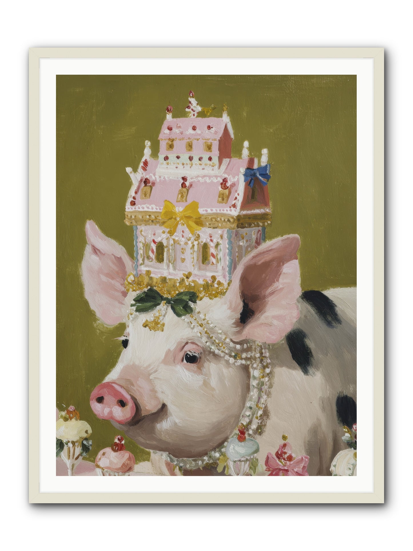 The Spellbinding Occasion -- Framed Print - White 36x48