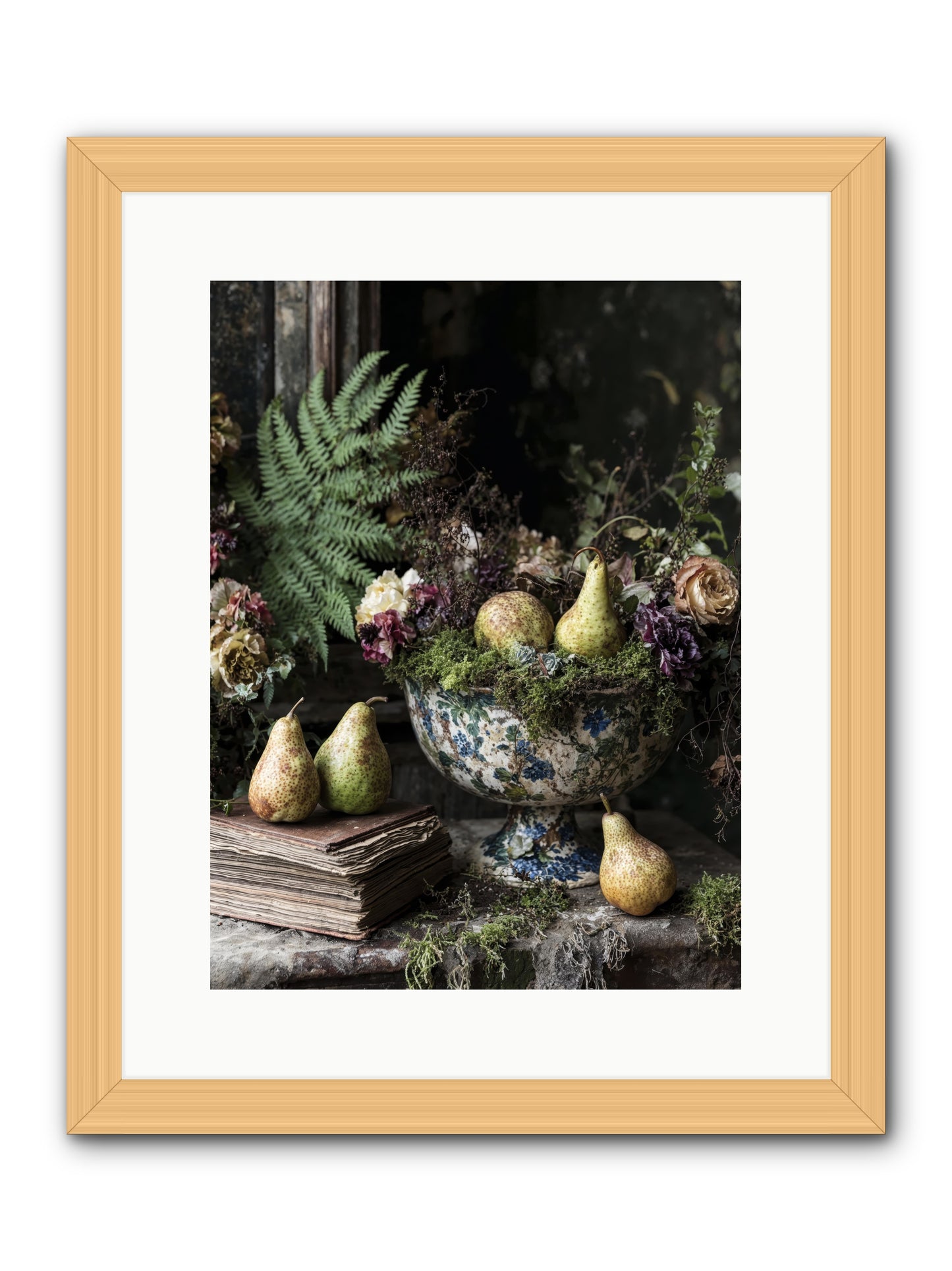 The Spirited Assembly -- Framed Print - Natural 12x16