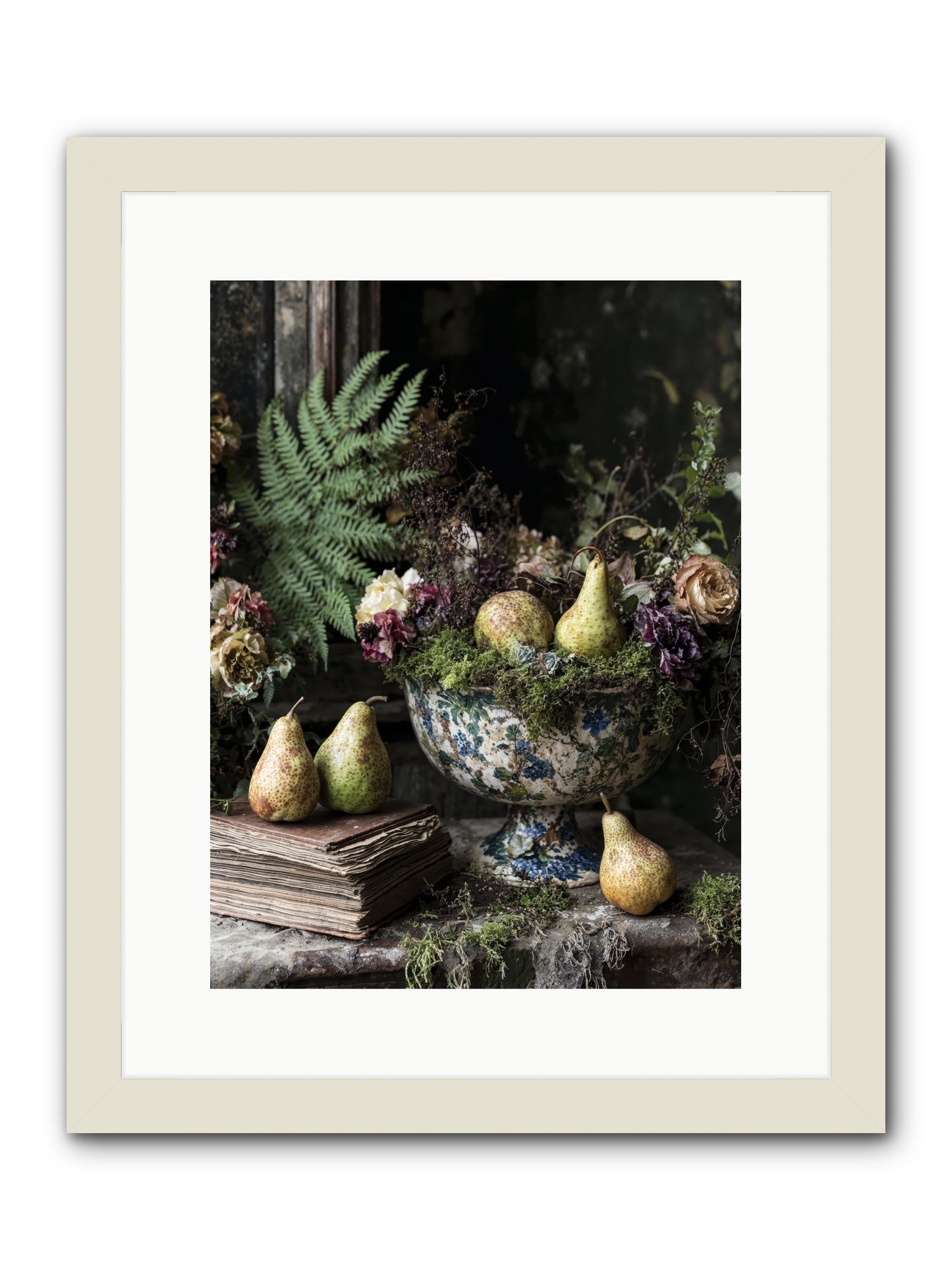 The Spirited Assembly -- Framed Print - White 12x16