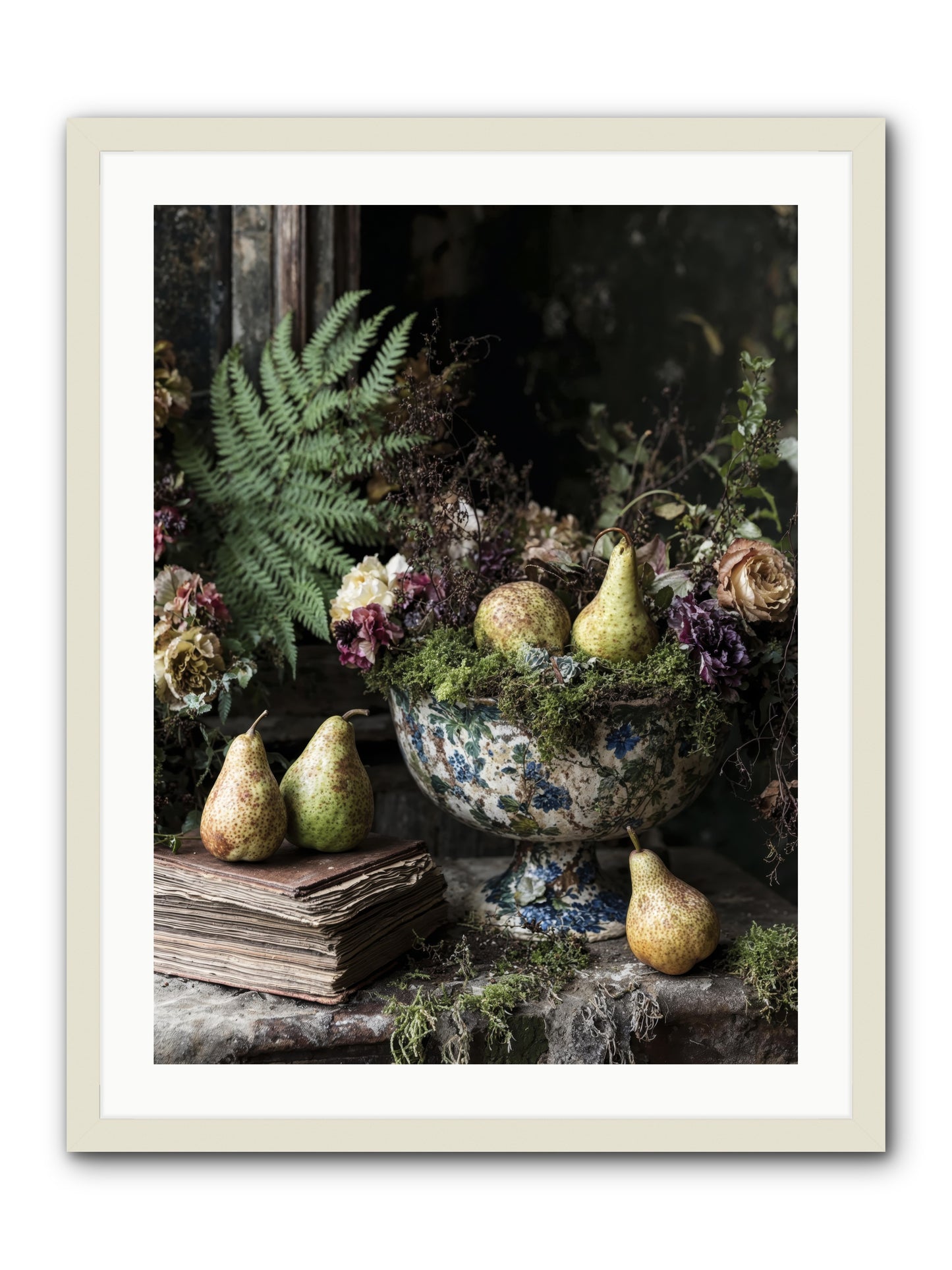 The Spirited Assembly -- Framed Print - White 24x32