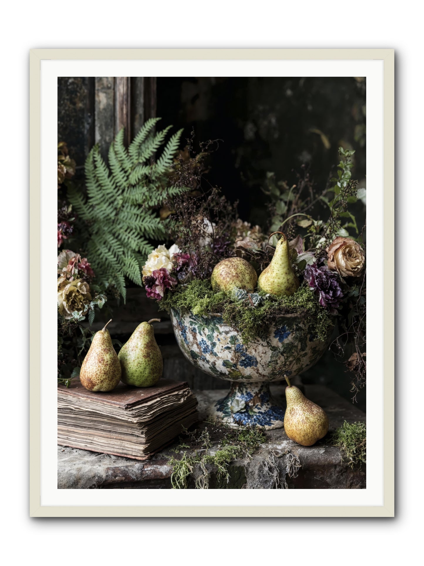 The Spirited Assembly -- Framed Print - White 36x48