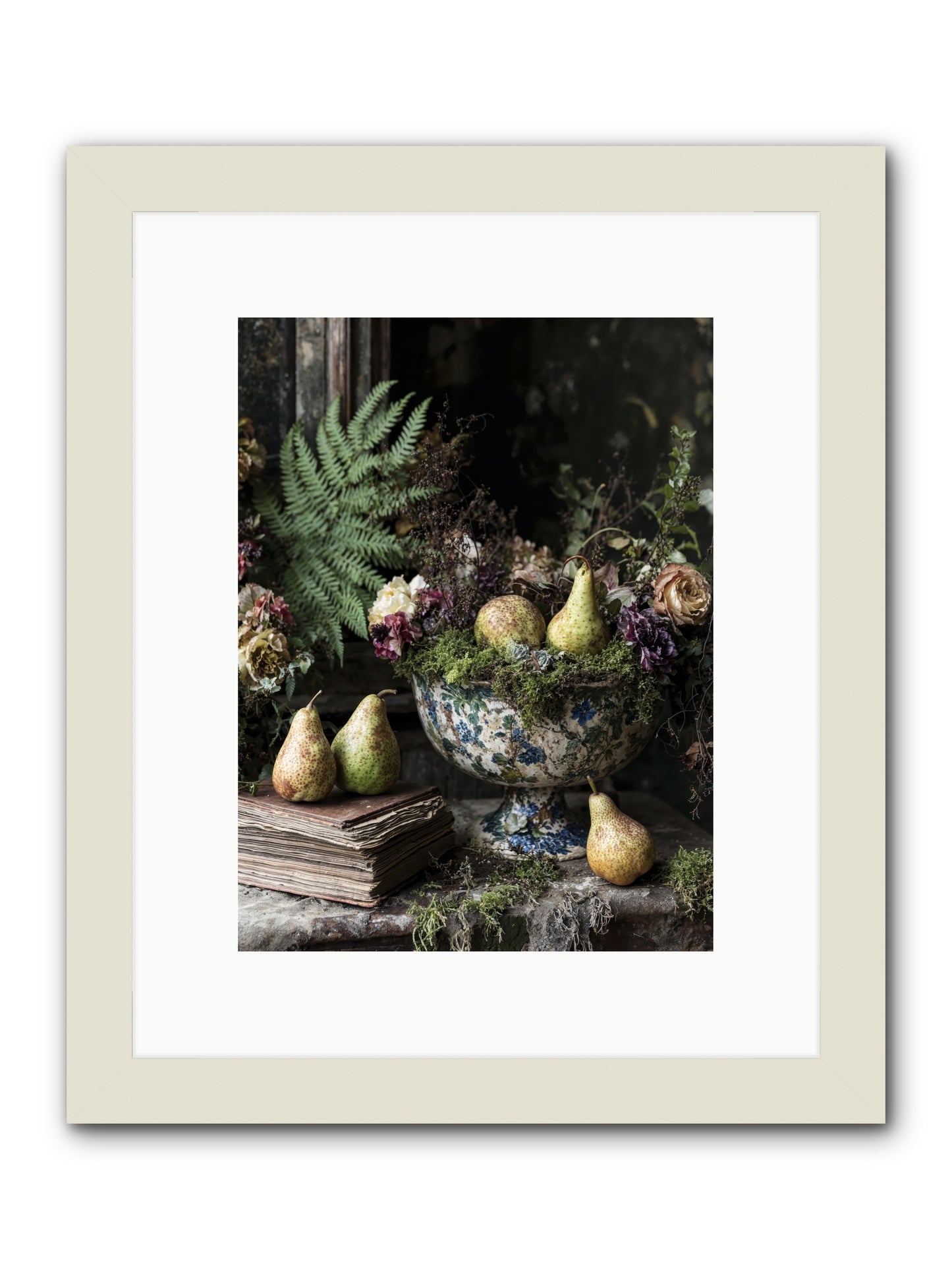 The Spirited Assembly -- Framed Print - White 9x12