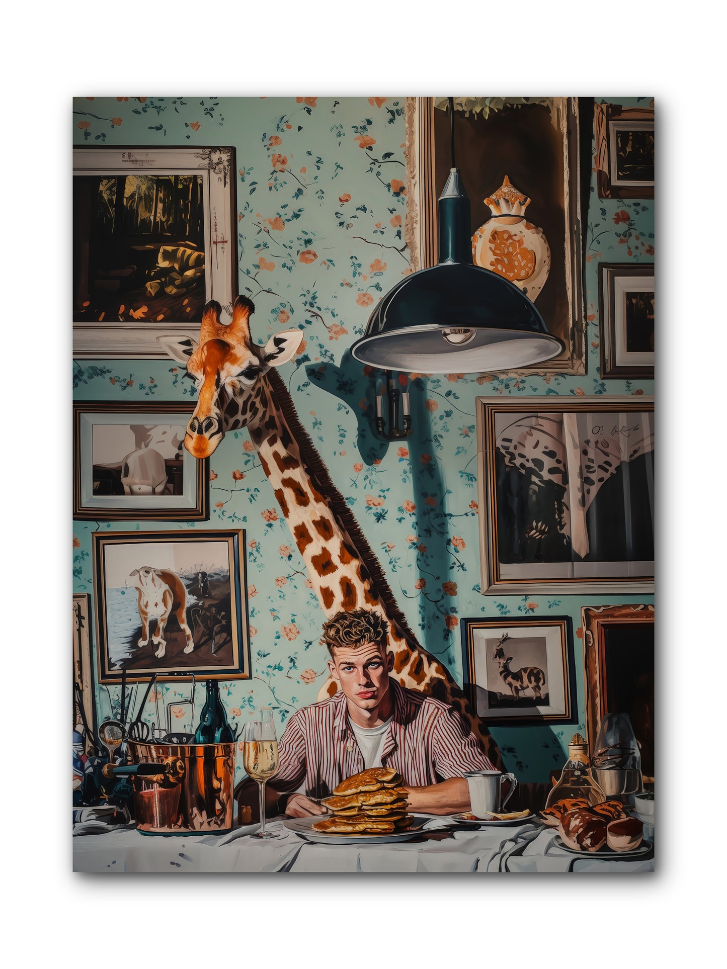 The Spotted Epicurean -- Wrapped Canvas 9x12