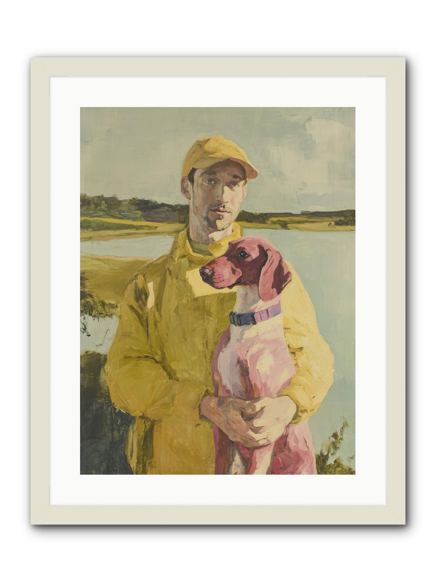 The Sum of All Joy -- Framed Print - White 18x24