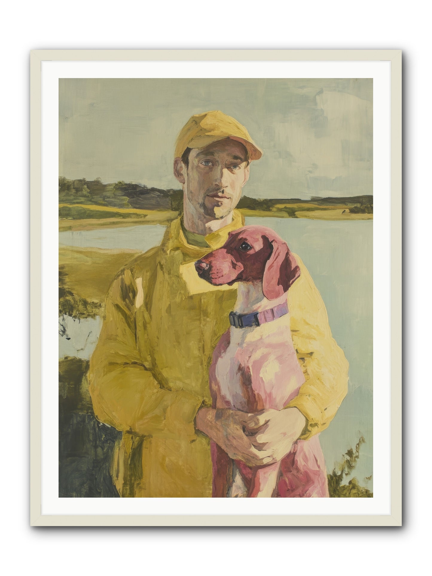 The Sum of All Joy -- Framed Print - White 36x48