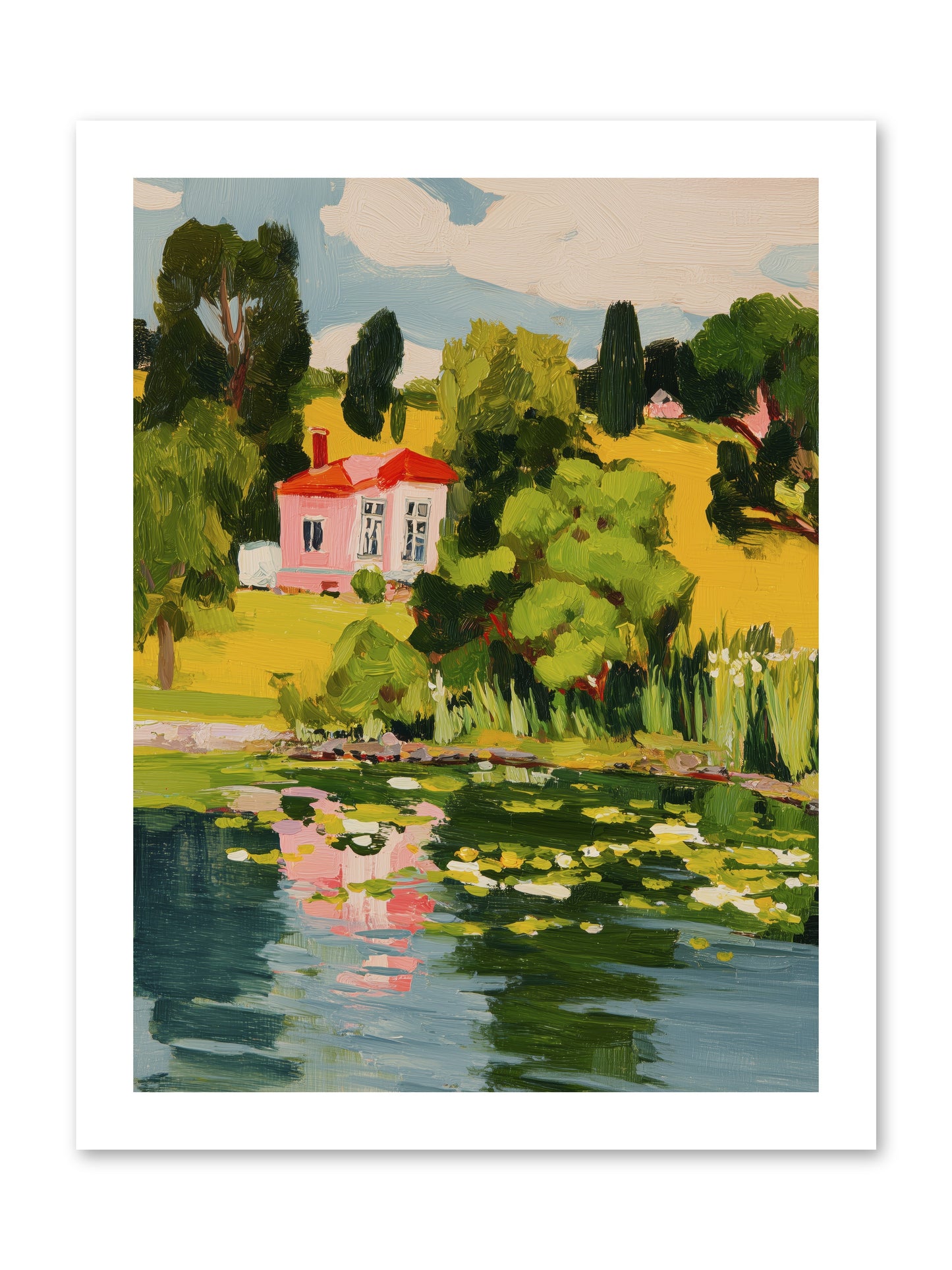 The Summer House -- Paper Print 12x16