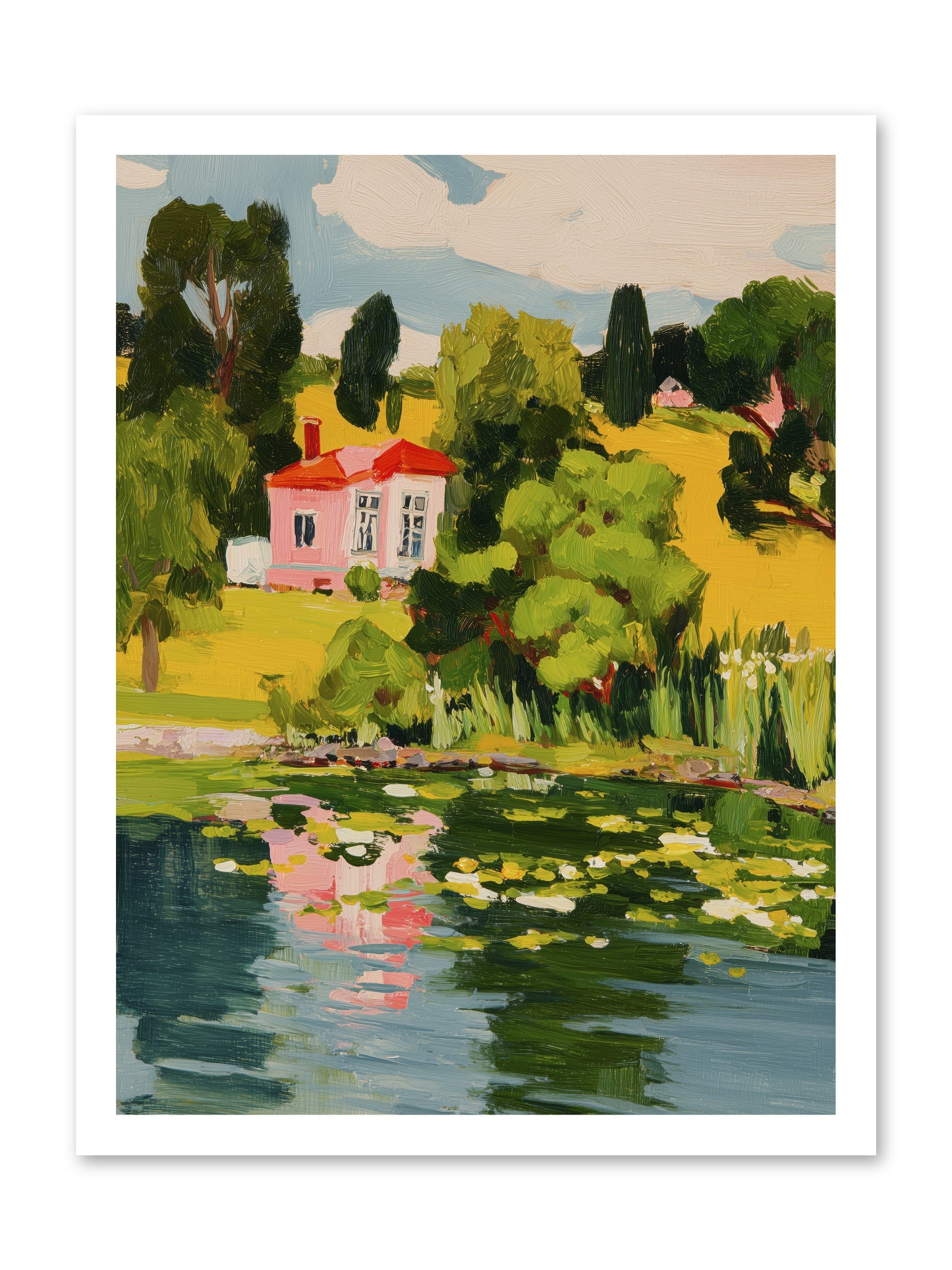 The Summer House -- Paper Print 18x24