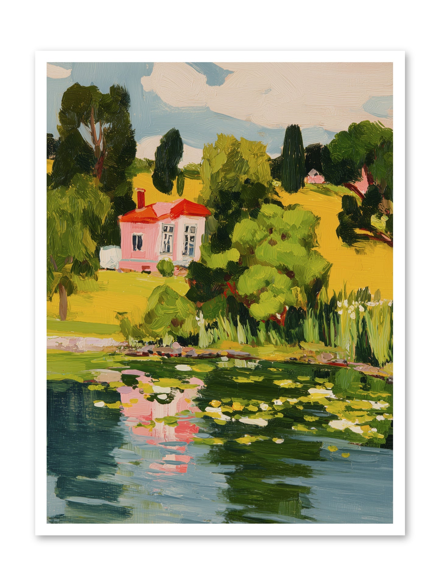 The Summer House -- Loose Canvas Print 30x40