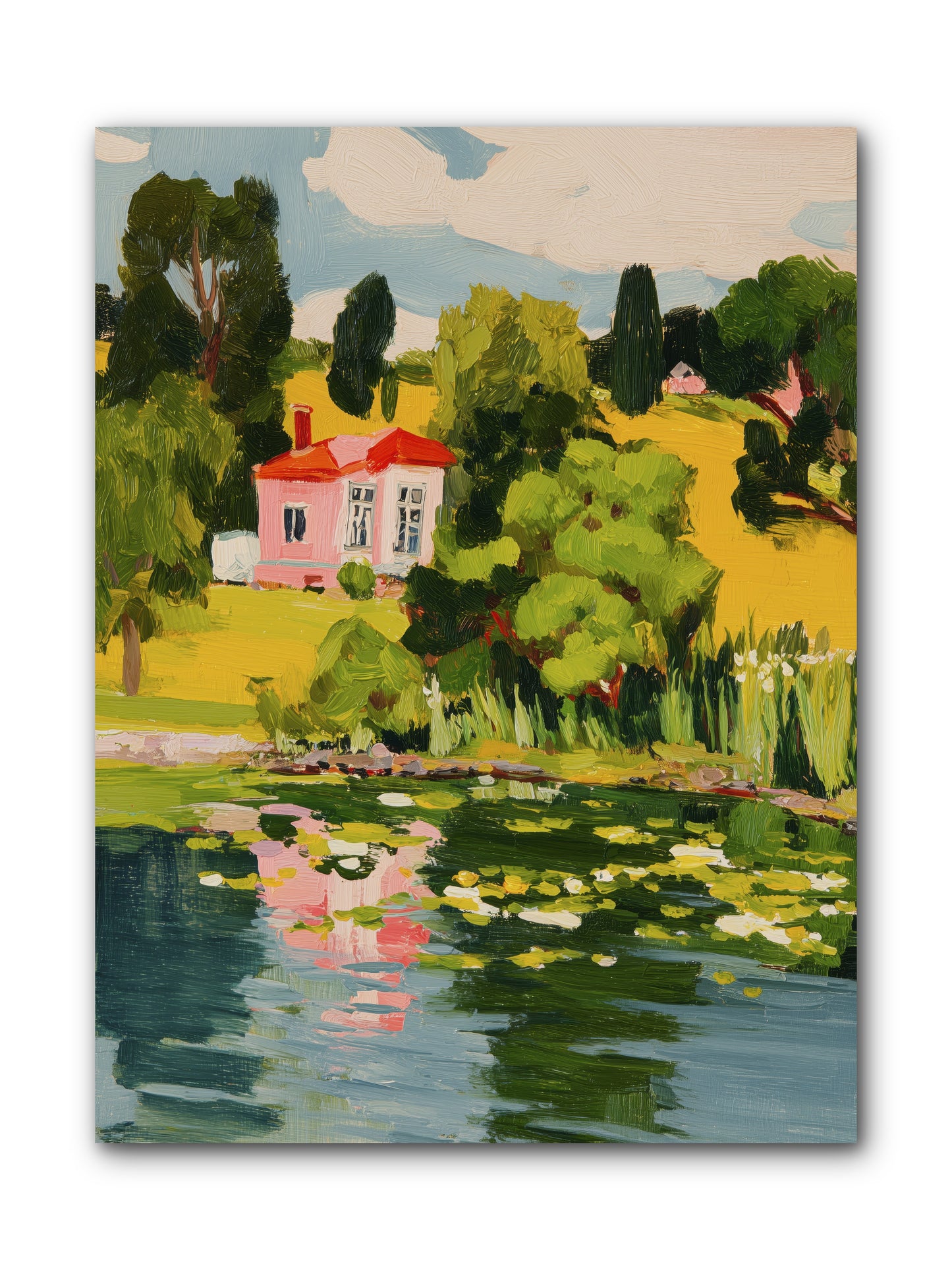 The Summer House -- Wrapped Canvas 9x12