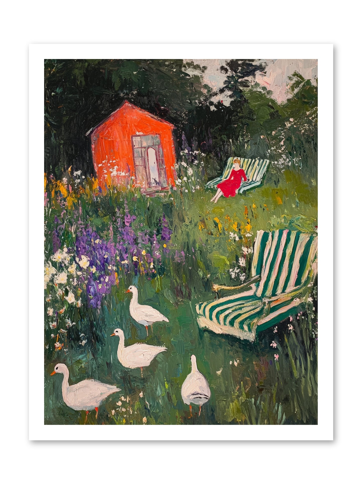 The Summer Months -- Loose Canvas Print 18x24