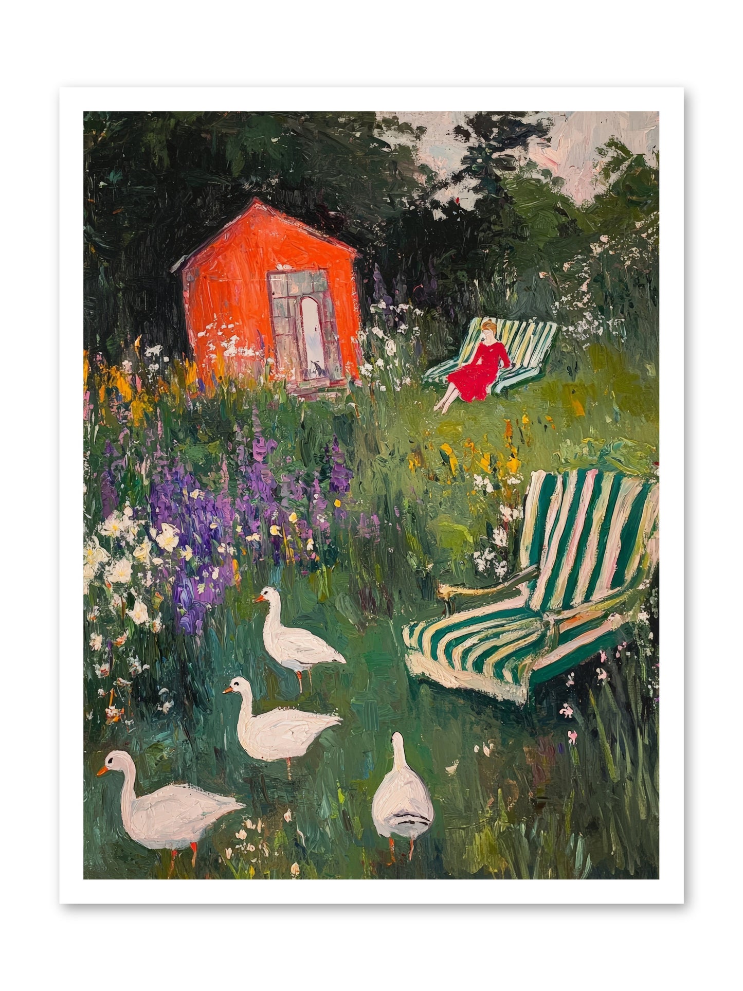 The Summer Months -- Paper Print 24x32