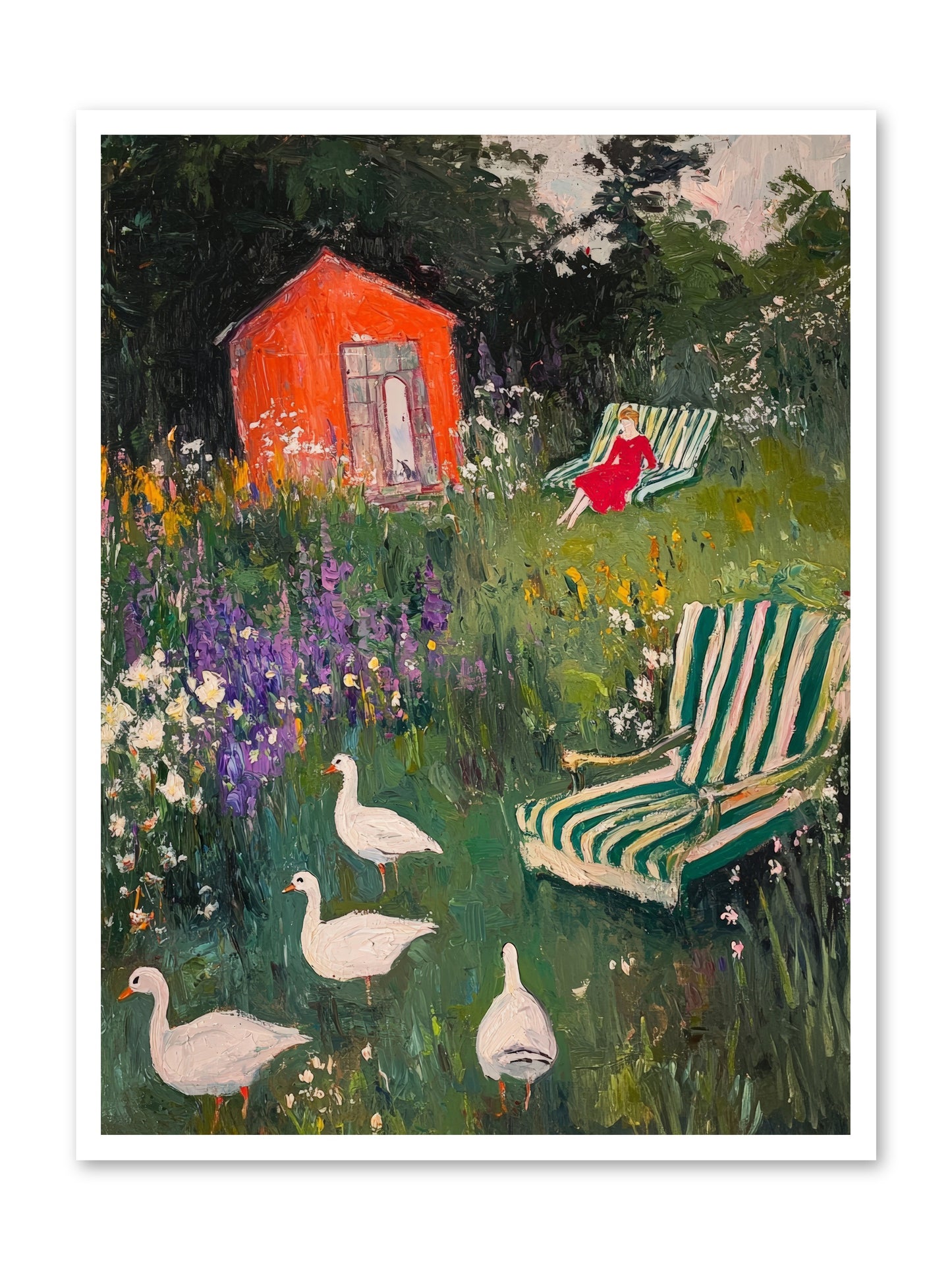 The Summer Months -- Loose Canvas Print 30x40