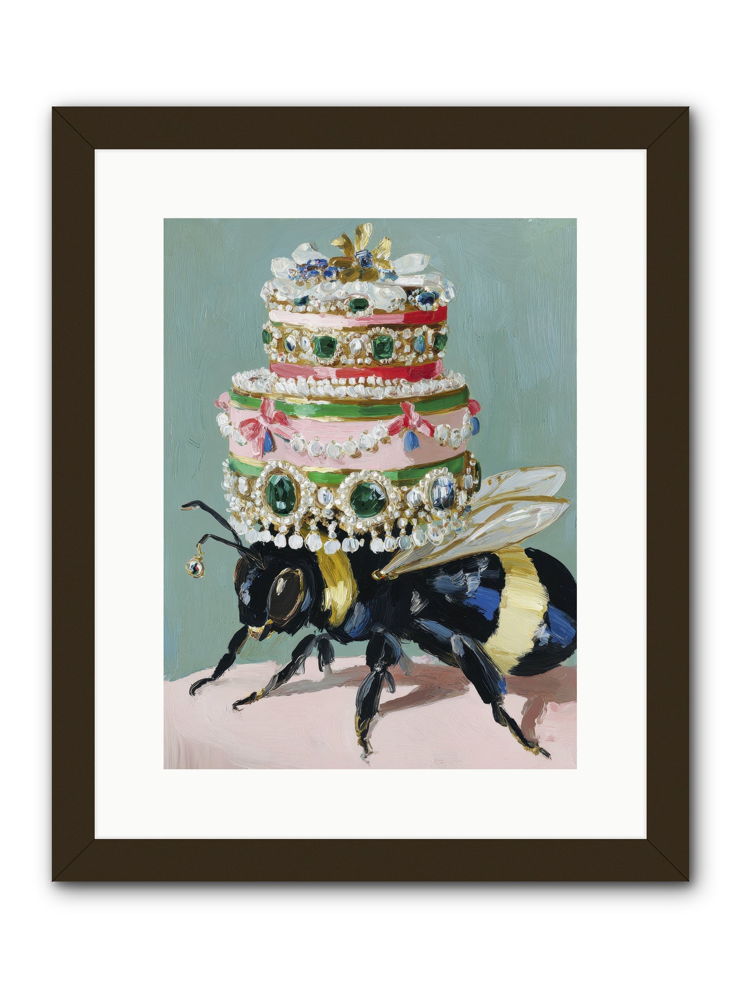 The Sumptuous Moment -- Framed Print - Black 12x16