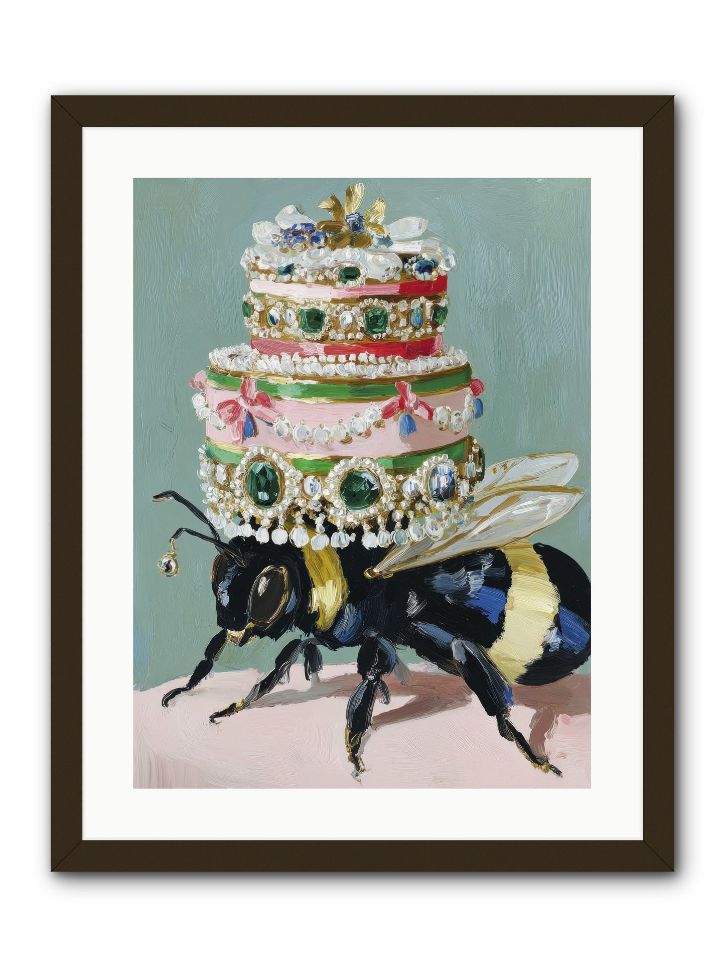 The Sumptuous Moment -- Framed Print - Black 18x24