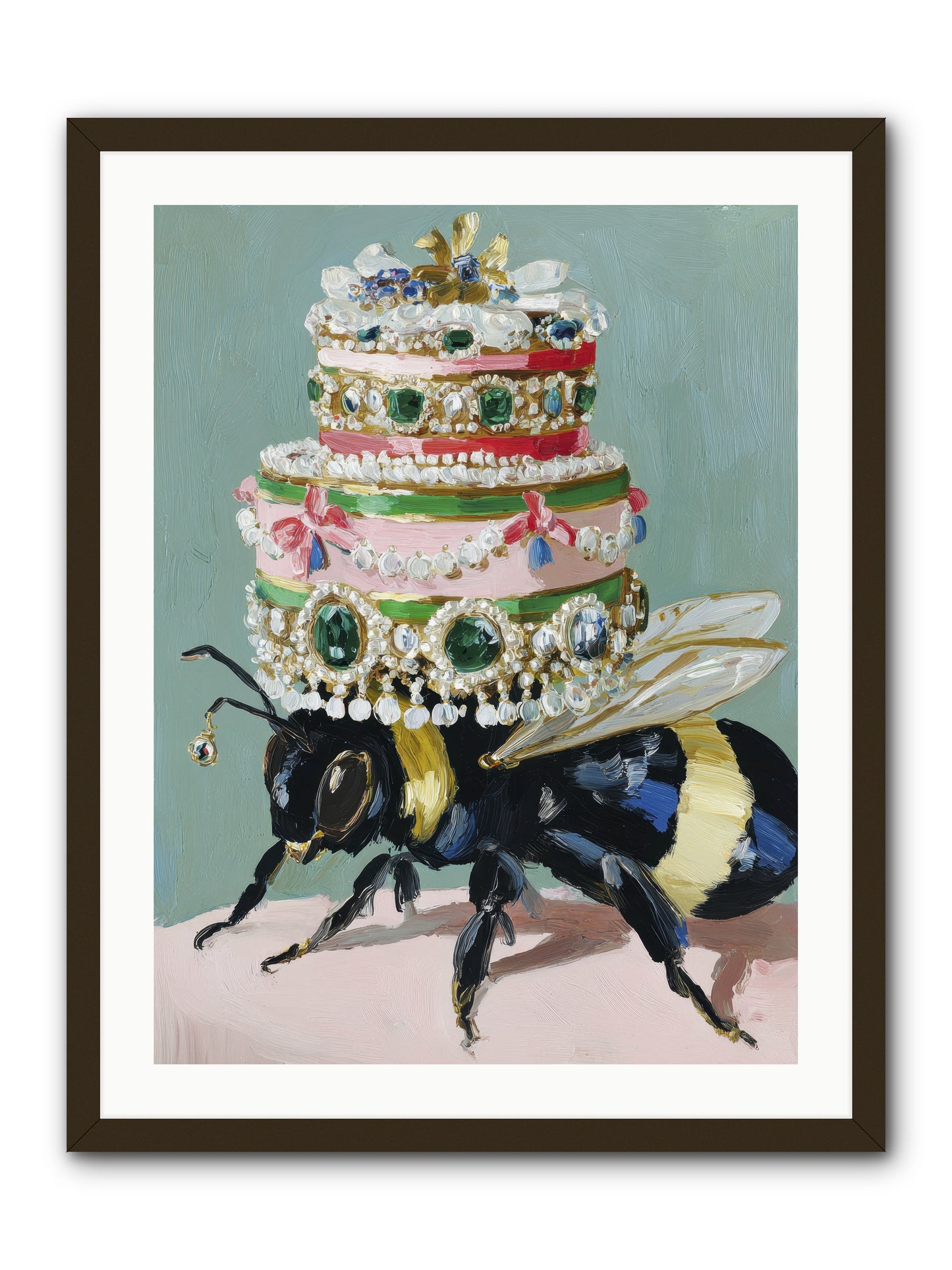 The Sumptuous Moment -- Framed Print - Black 24x32