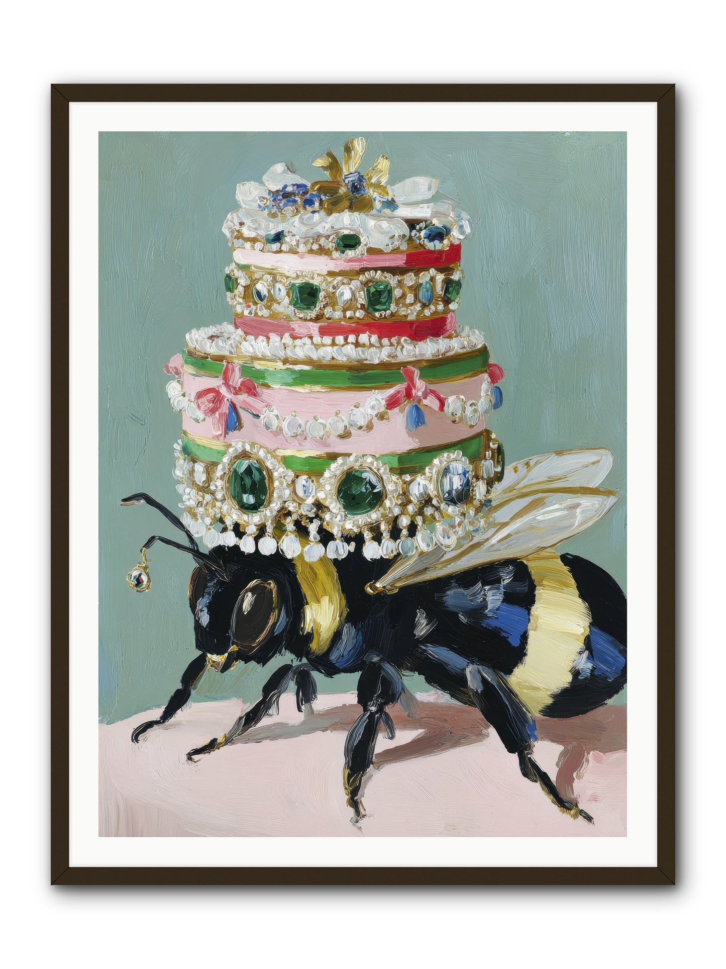 The Sumptuous Moment -- Framed Print - Black 36x48