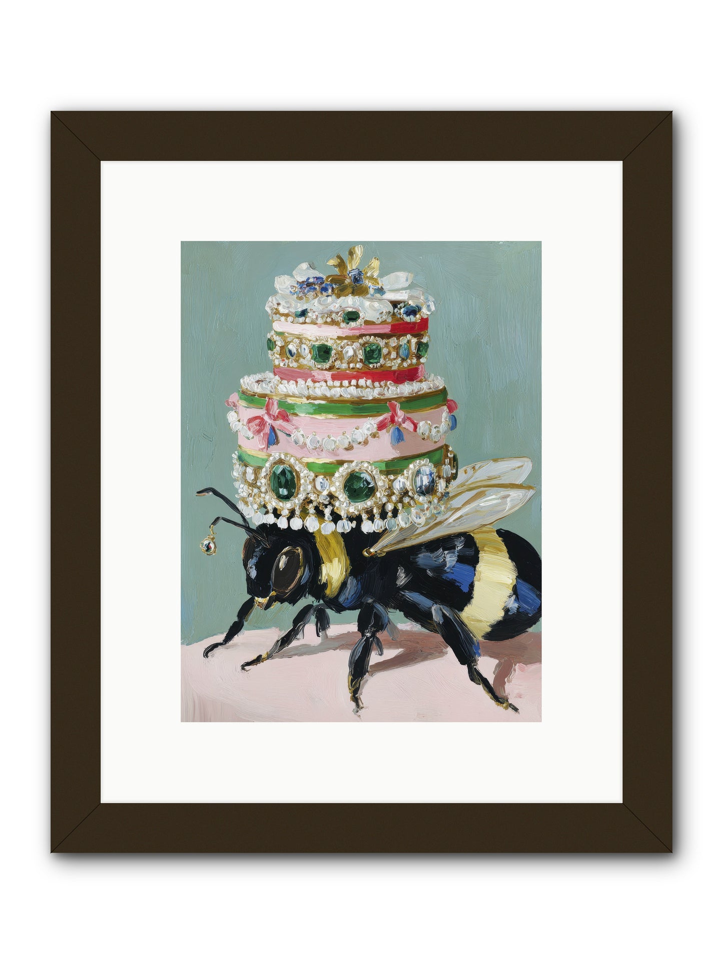 The Sumptuous Moment -- Framed Print - Black 9x12