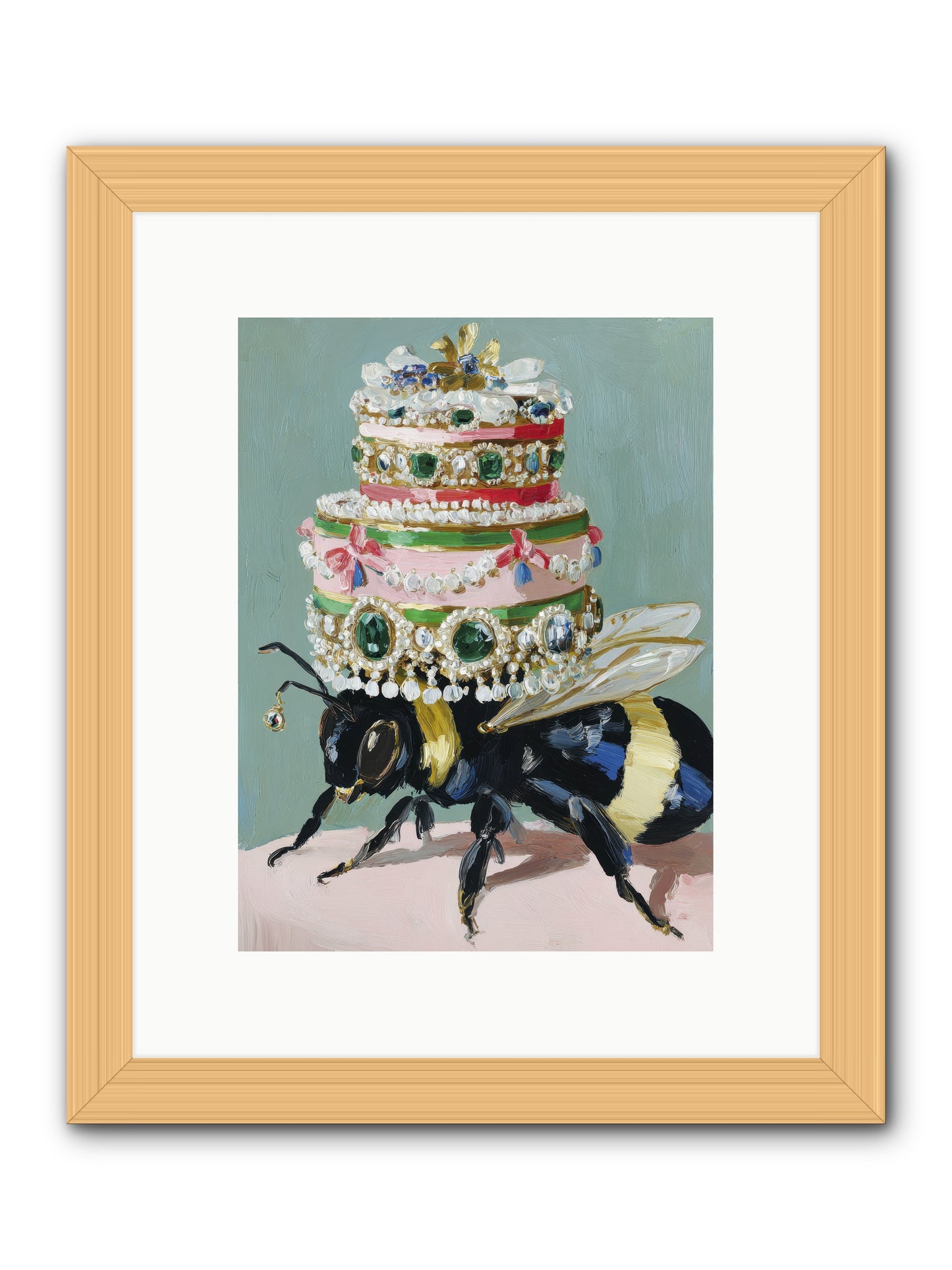 The Sumptuous Moment -- Framed Print - Natural 9x12