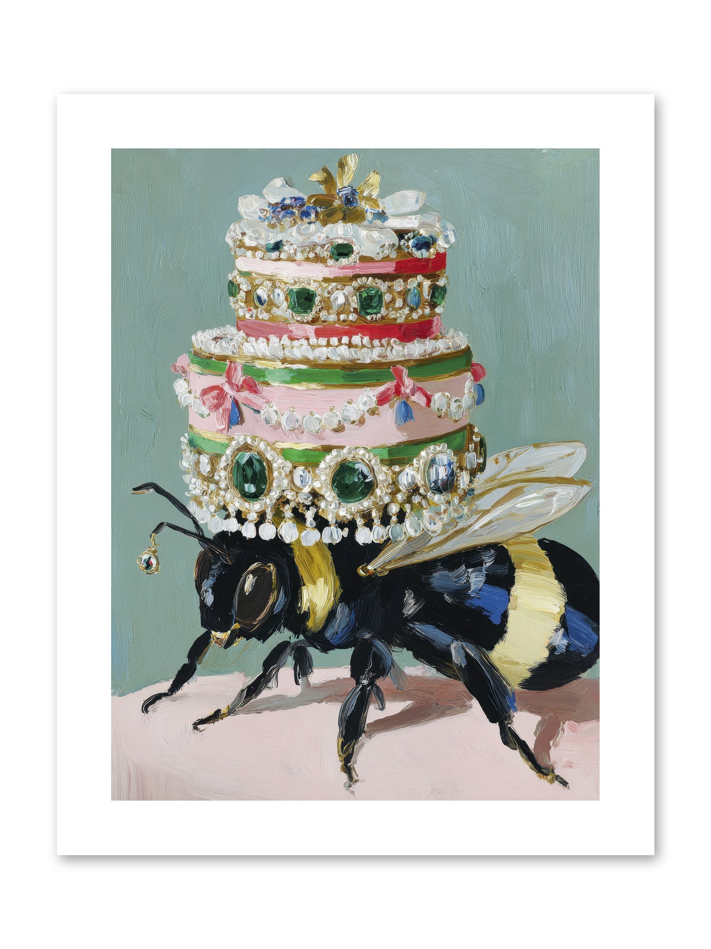 The Sumptuous Moment -- Loose Canvas Print 9x12