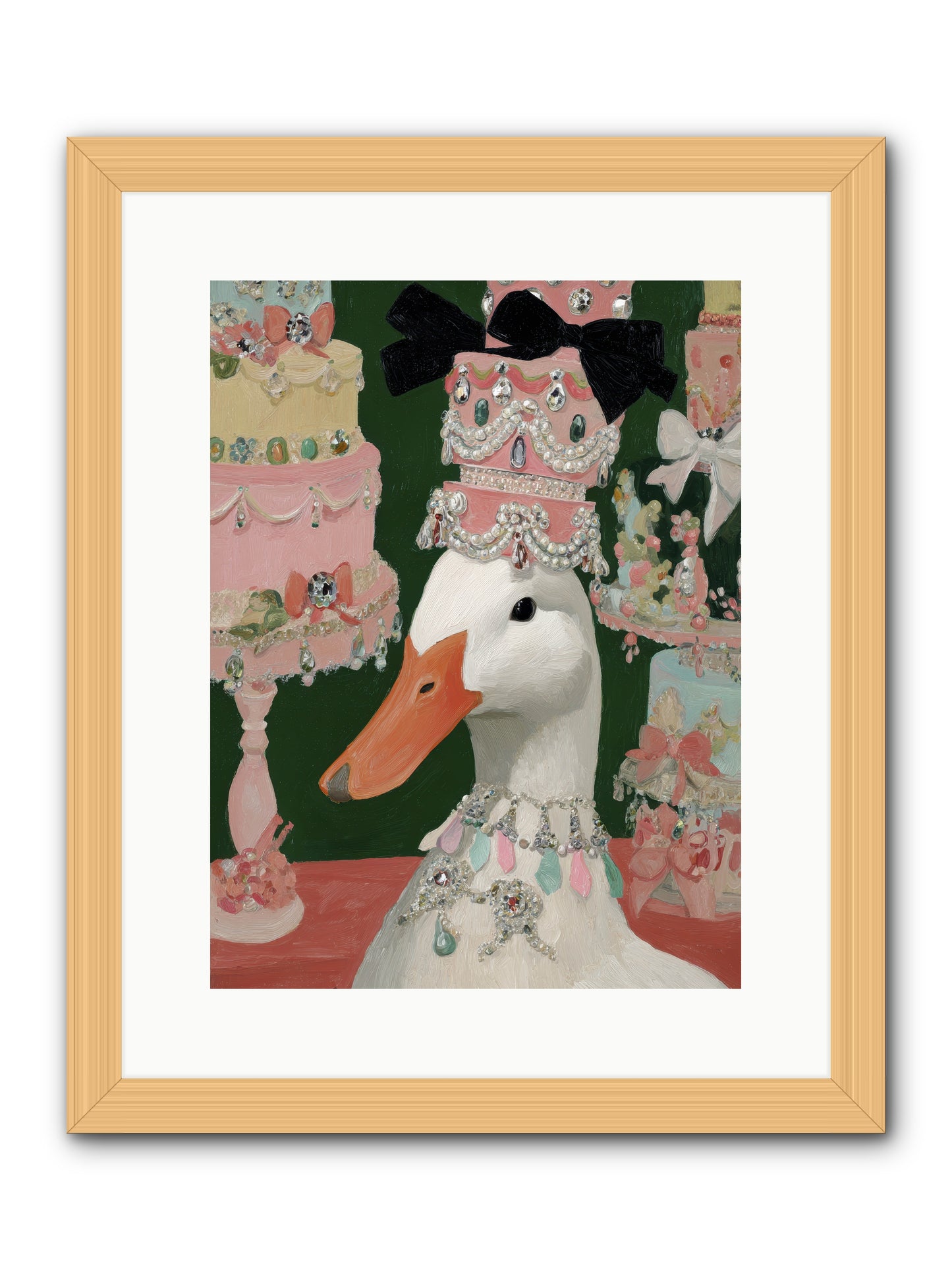 The Sumptuous Waltz -- Framed Print - Natural 12x16