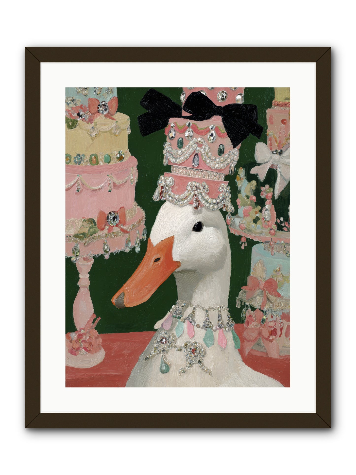 The Sumptuous Waltz -- Framed Print - Black 18x24