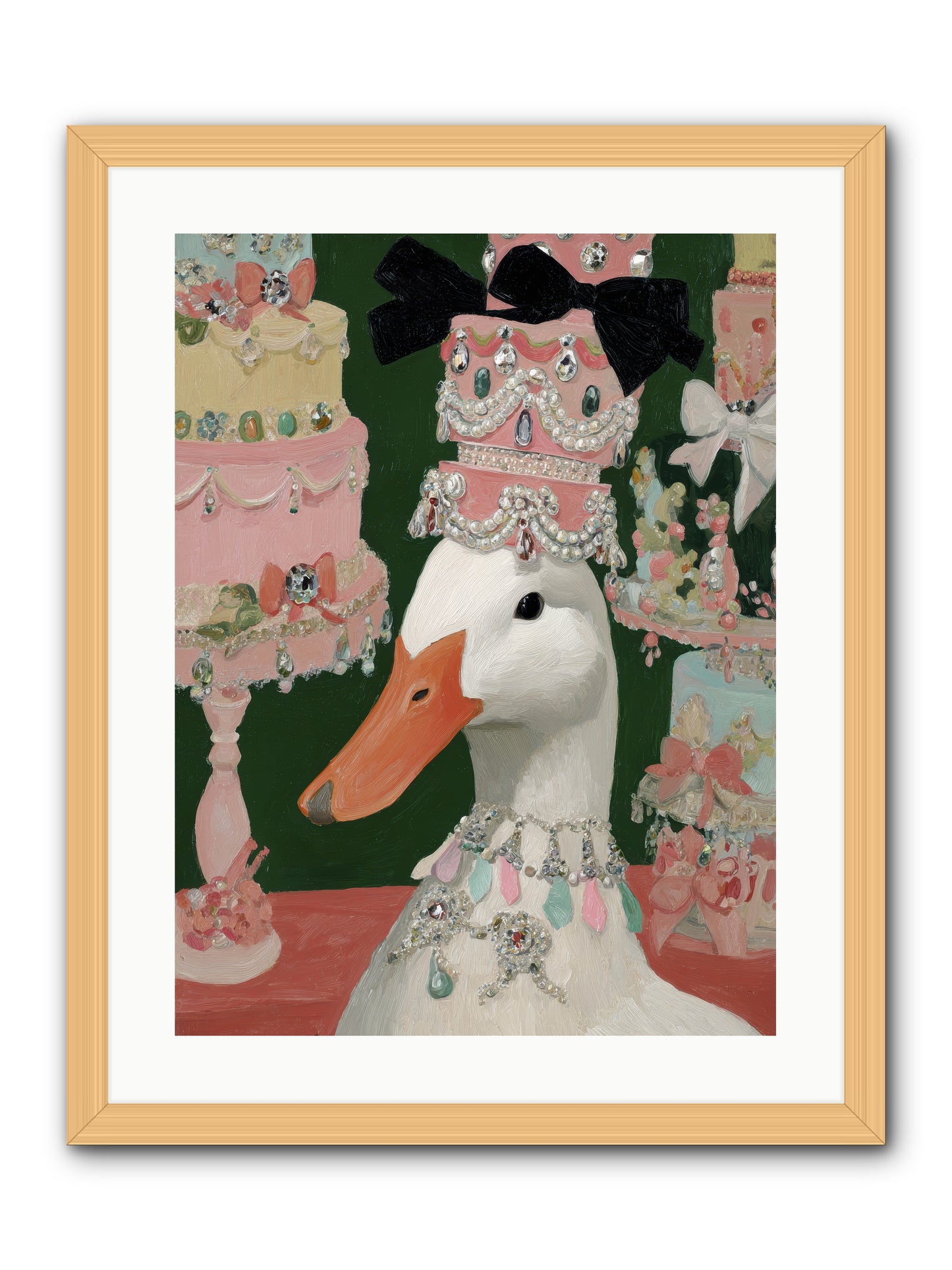 The Sumptuous Waltz -- Framed Print - Natural 18x24