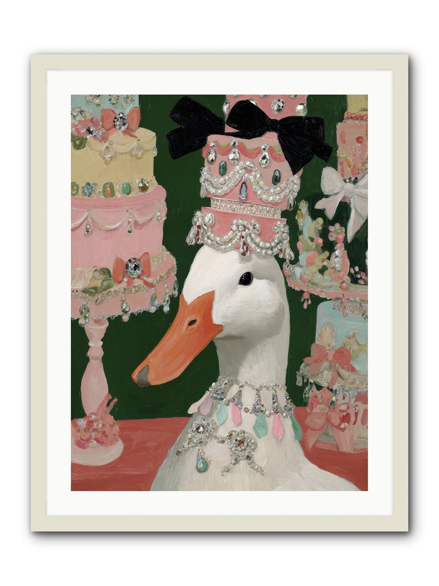 The Sumptuous Waltz -- Framed Print - White 24x32