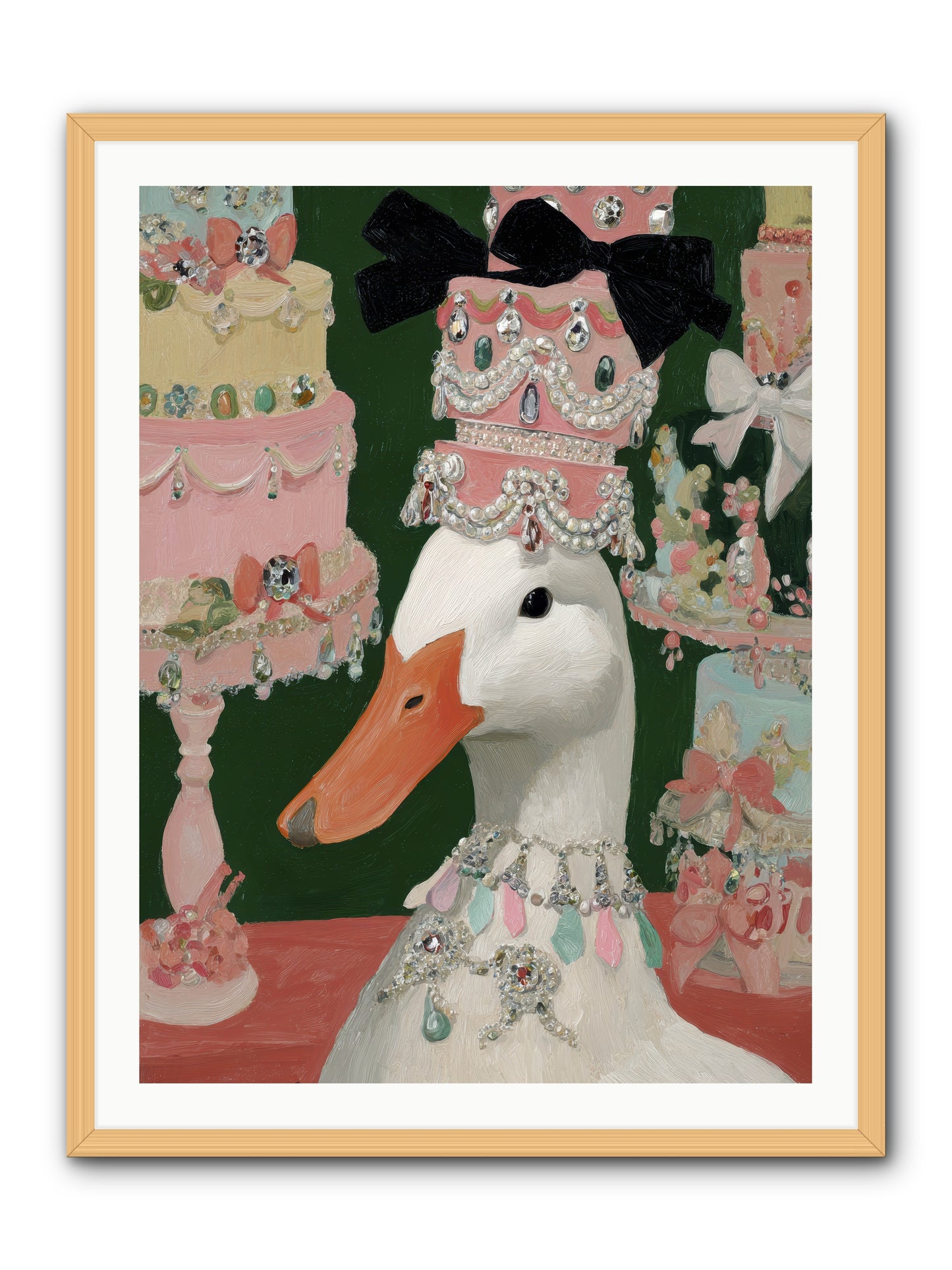 The Sumptuous Waltz -- Framed Print - Natural 30x40