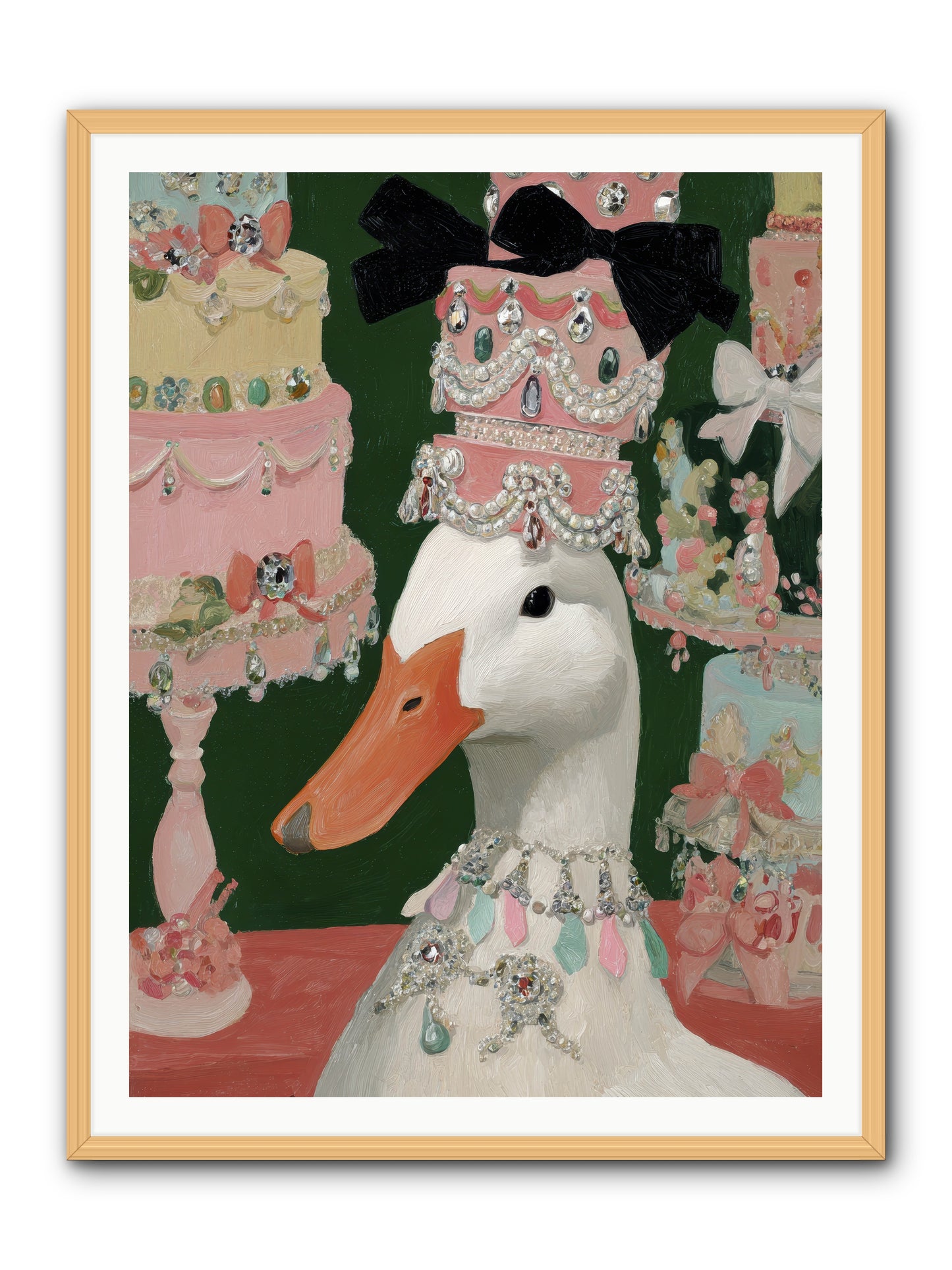 The Sumptuous Waltz -- Framed Print - Natural 36x48