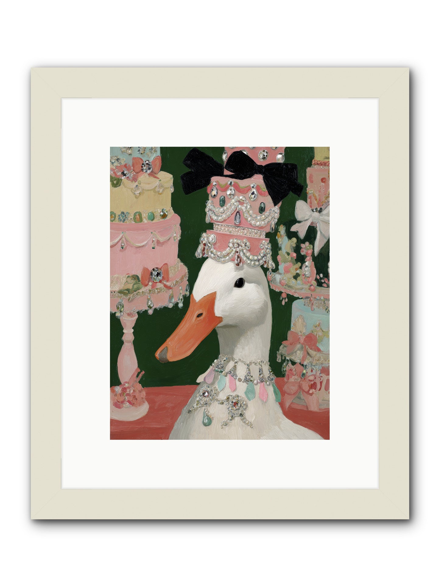 The Sumptuous Waltz -- Framed Print - White 9x12